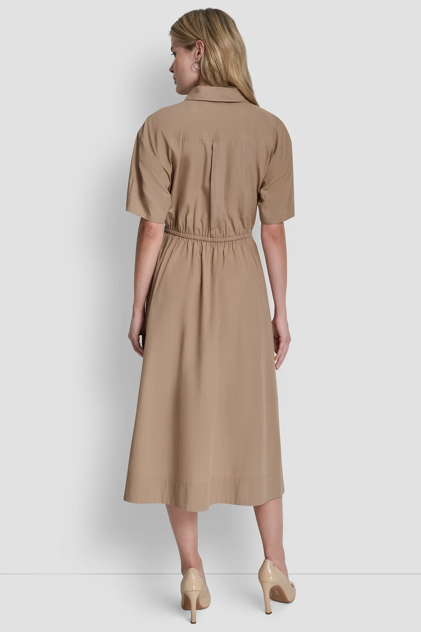 ZIPPER SHIRT DRESS - Image 2
