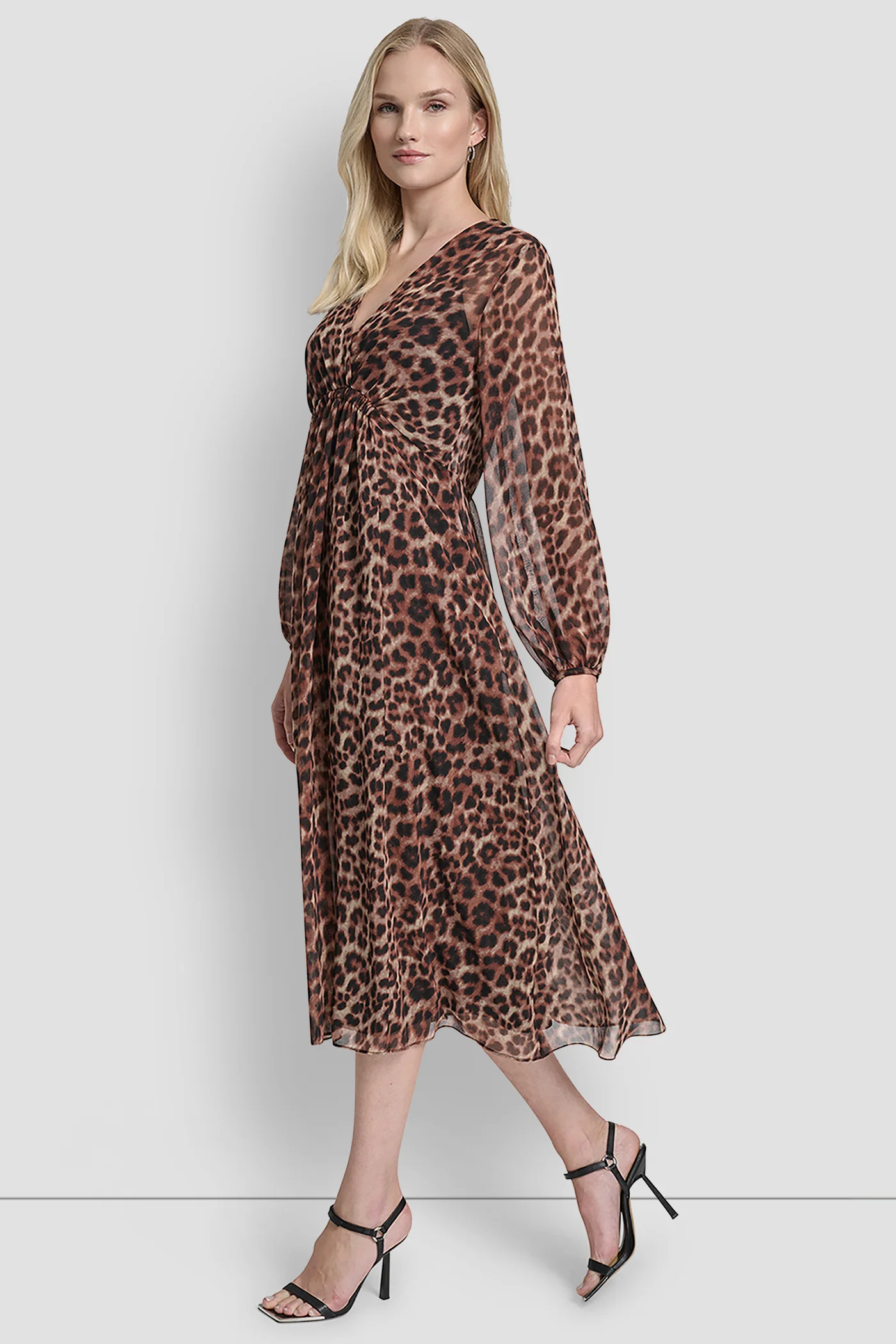 LONG SLEEVE HIGH TO LOW WAIST MAXI - Image 3