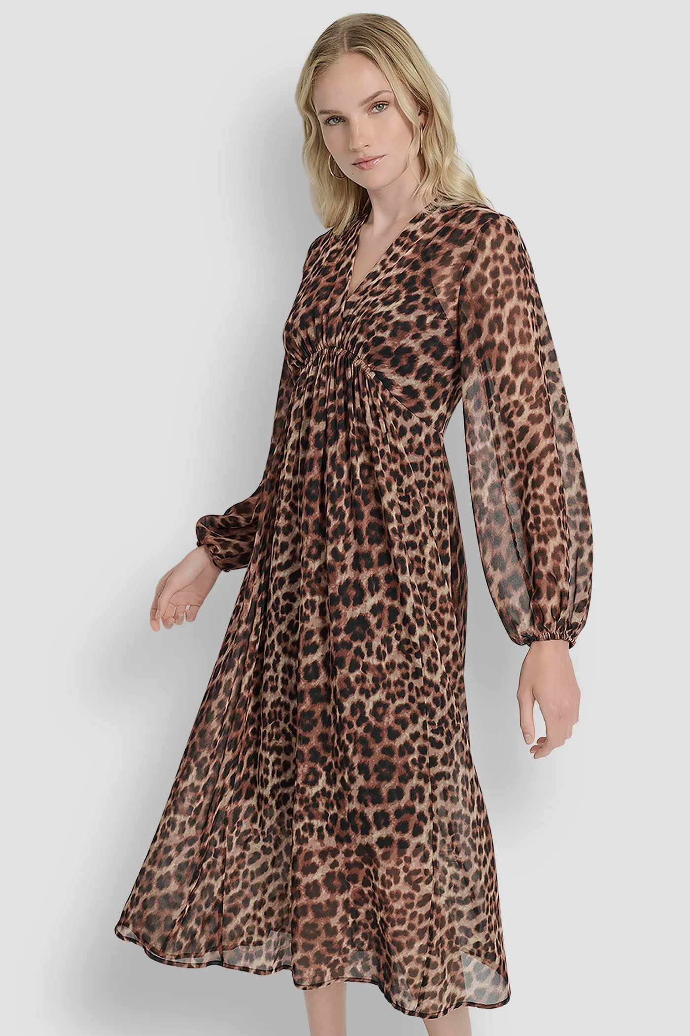 LONG SLEEVE HIGH TO LOW WAIST MAXI - Image 5