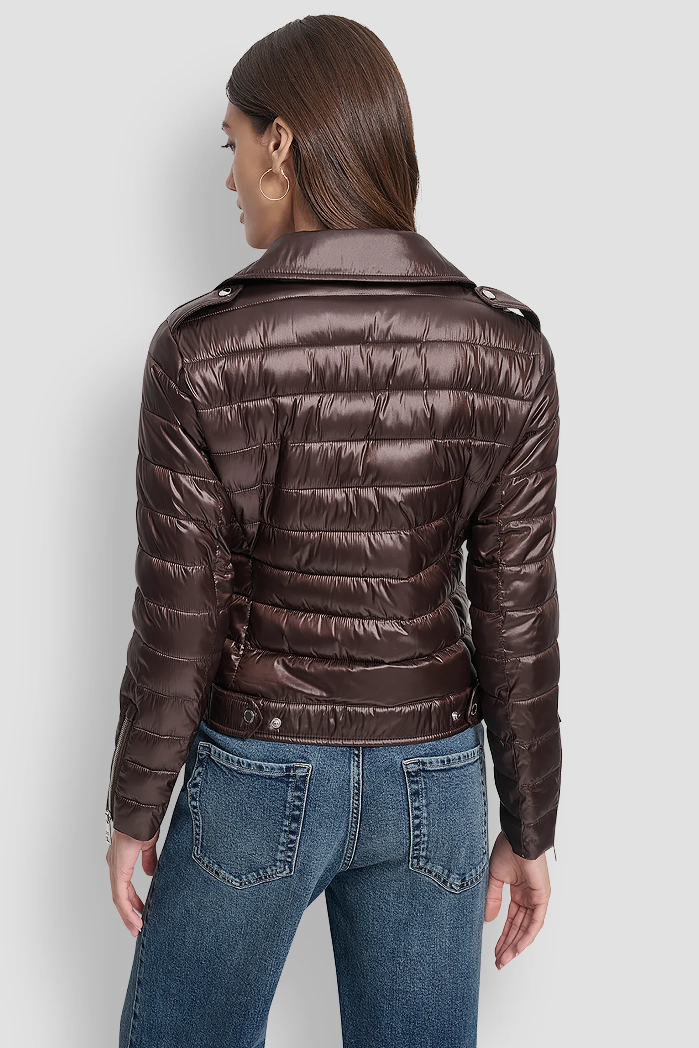 MOTO-STYLE PUFFER JACKET - Image 2