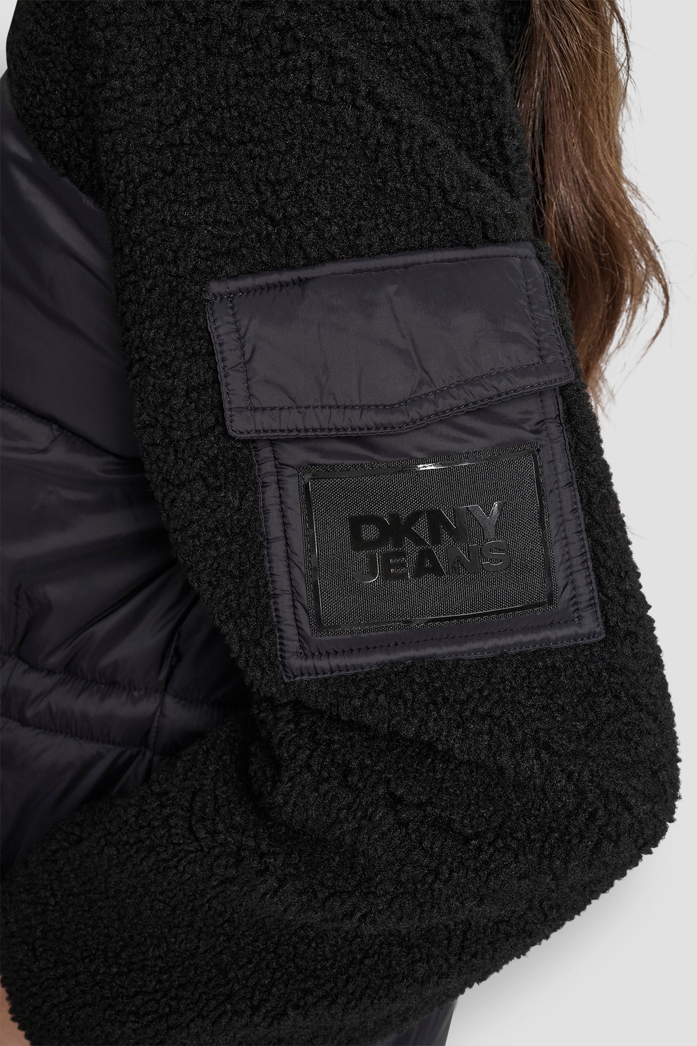 SHERPA PANELED PUFFER COAT - Image 6