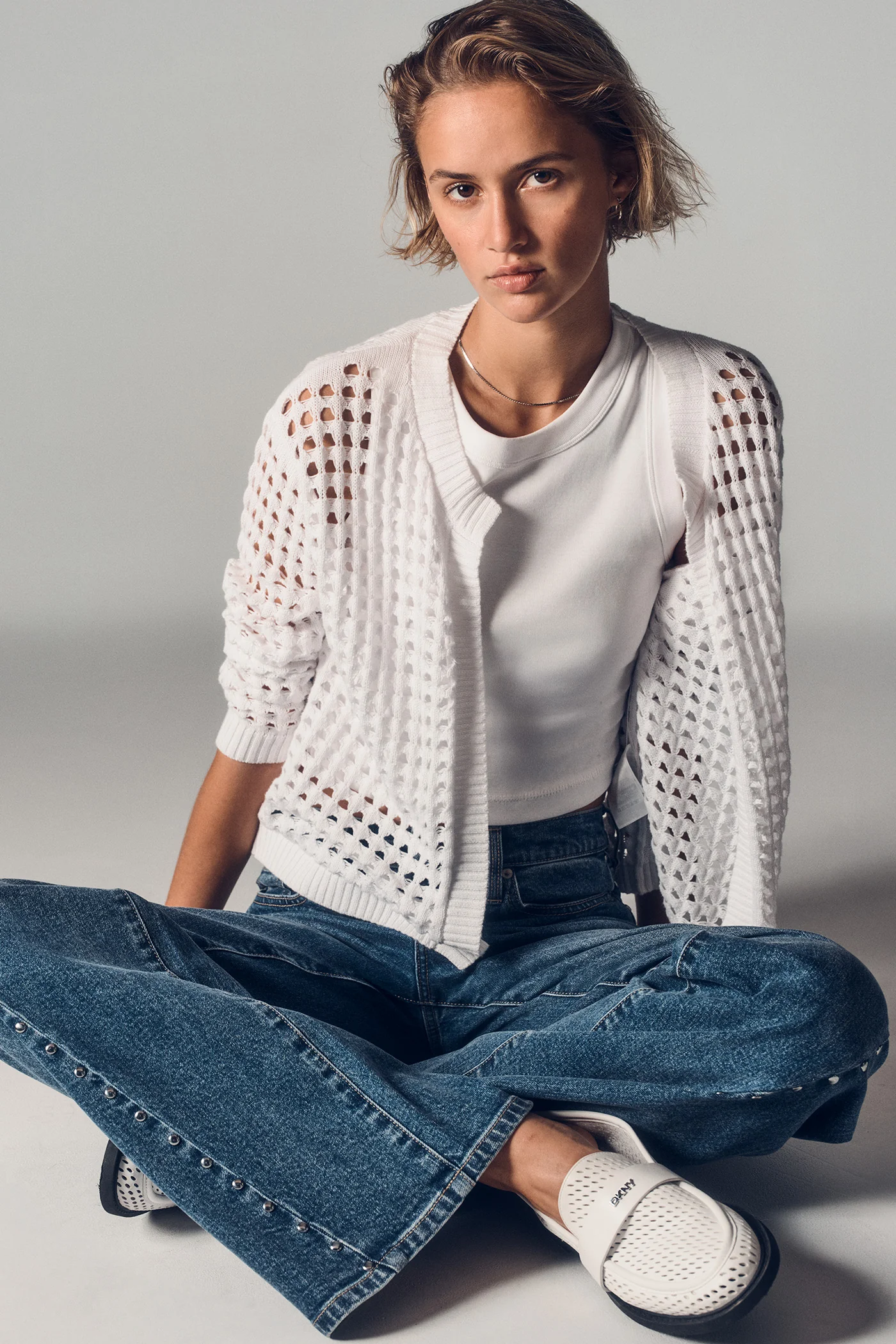 OPEN STITCH CARDIGAN - Image 2