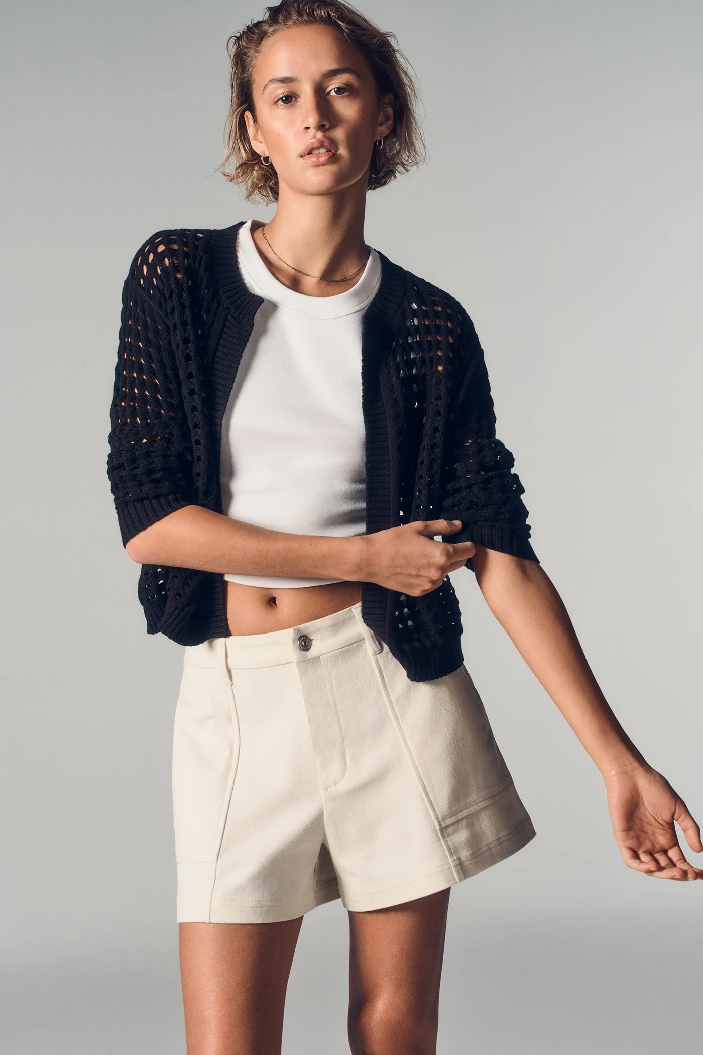 OPEN STITCH CARDIGAN - Image 2