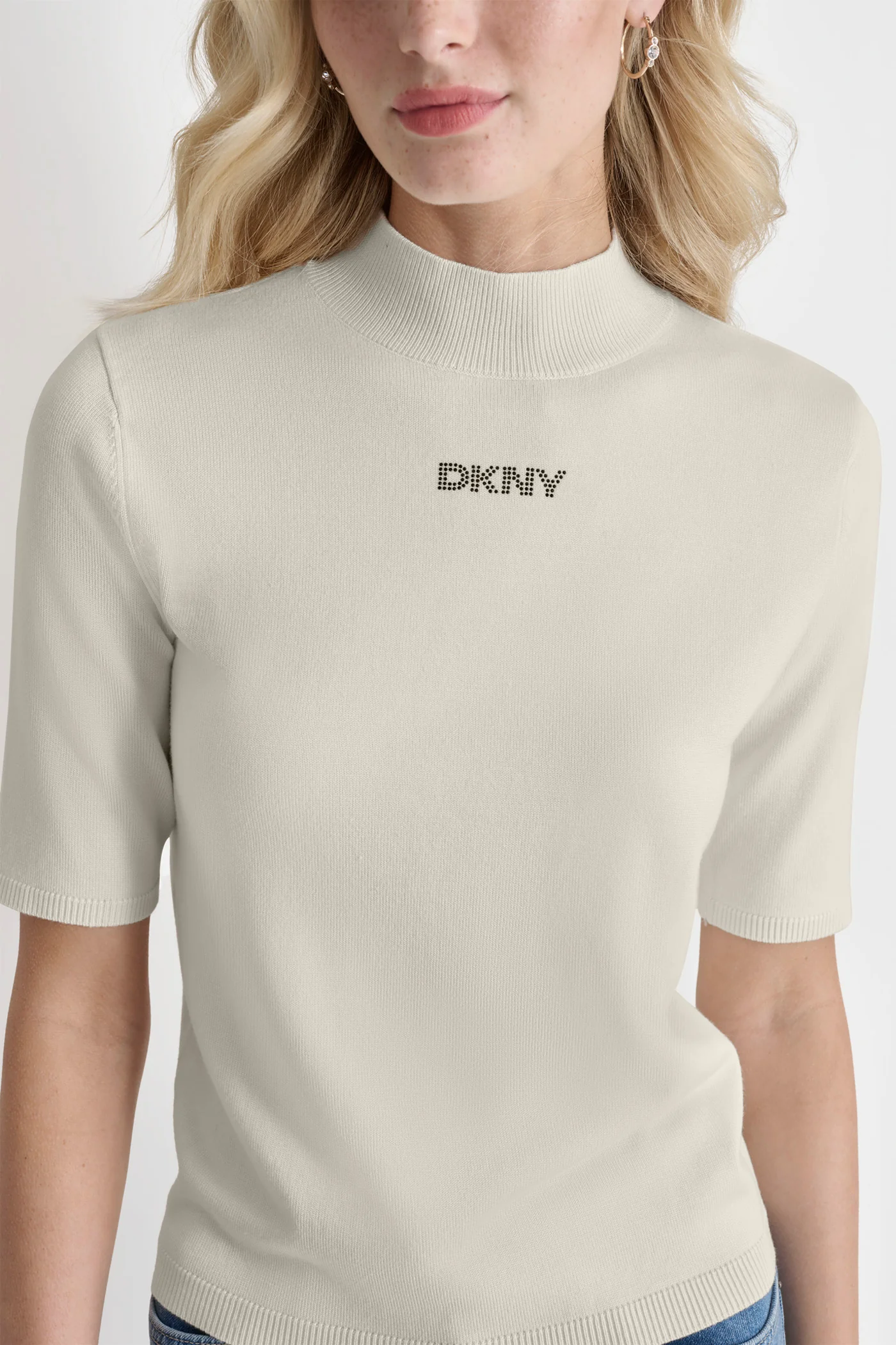MOCK NECK LOGO SWEATER - Image 4