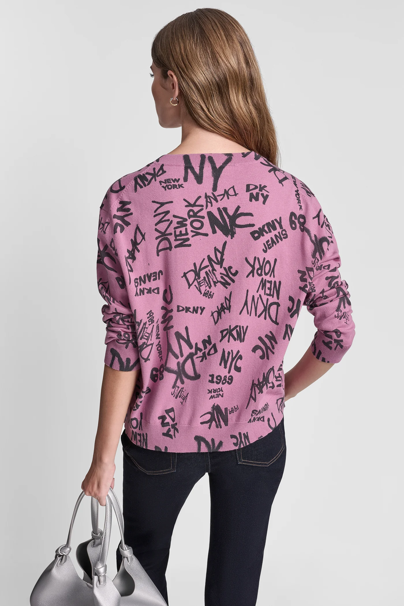 LOGO PRINTED V-NECK PULLOVER - Image 2