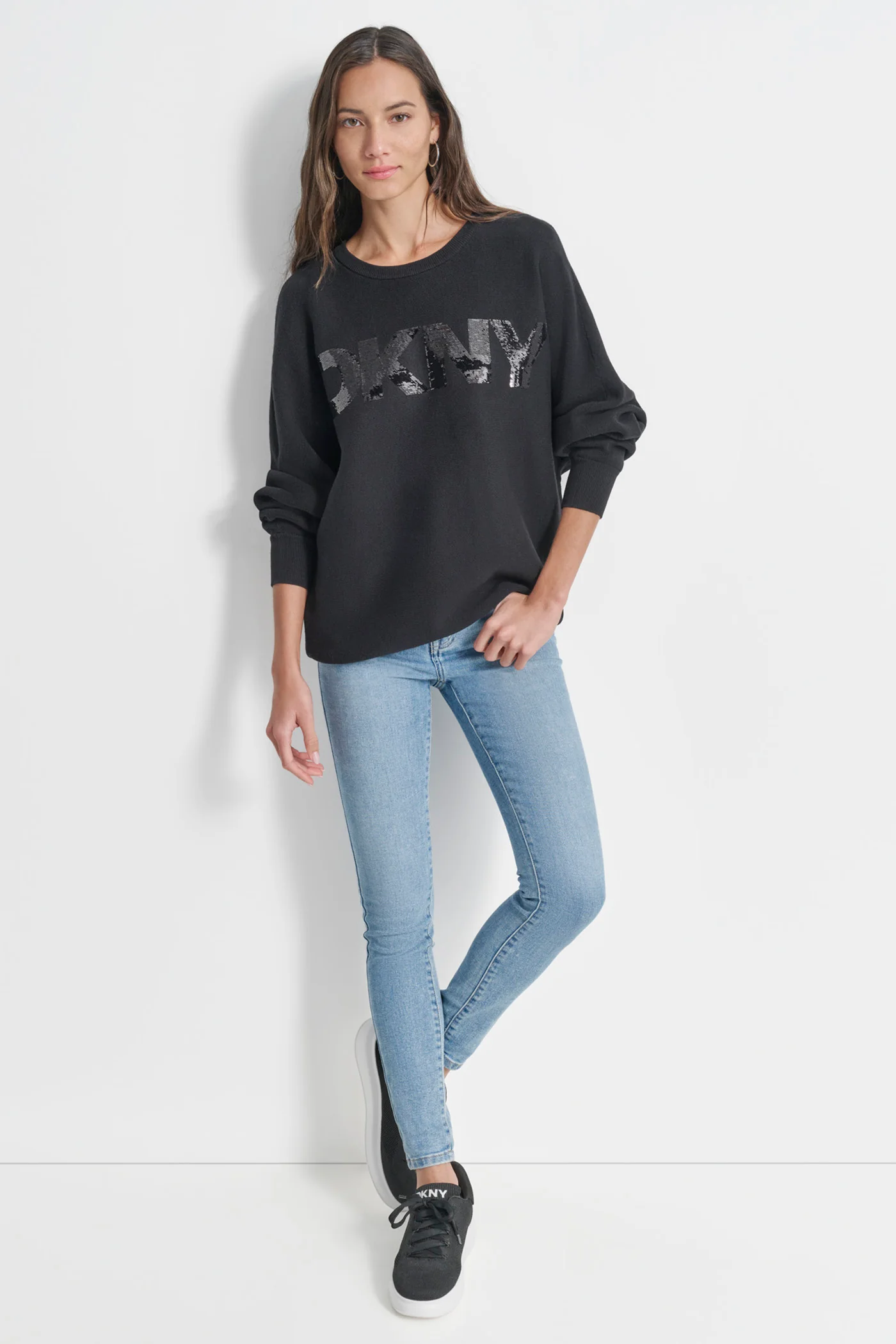 SEQUIN LOGO SWEATER - Image 3