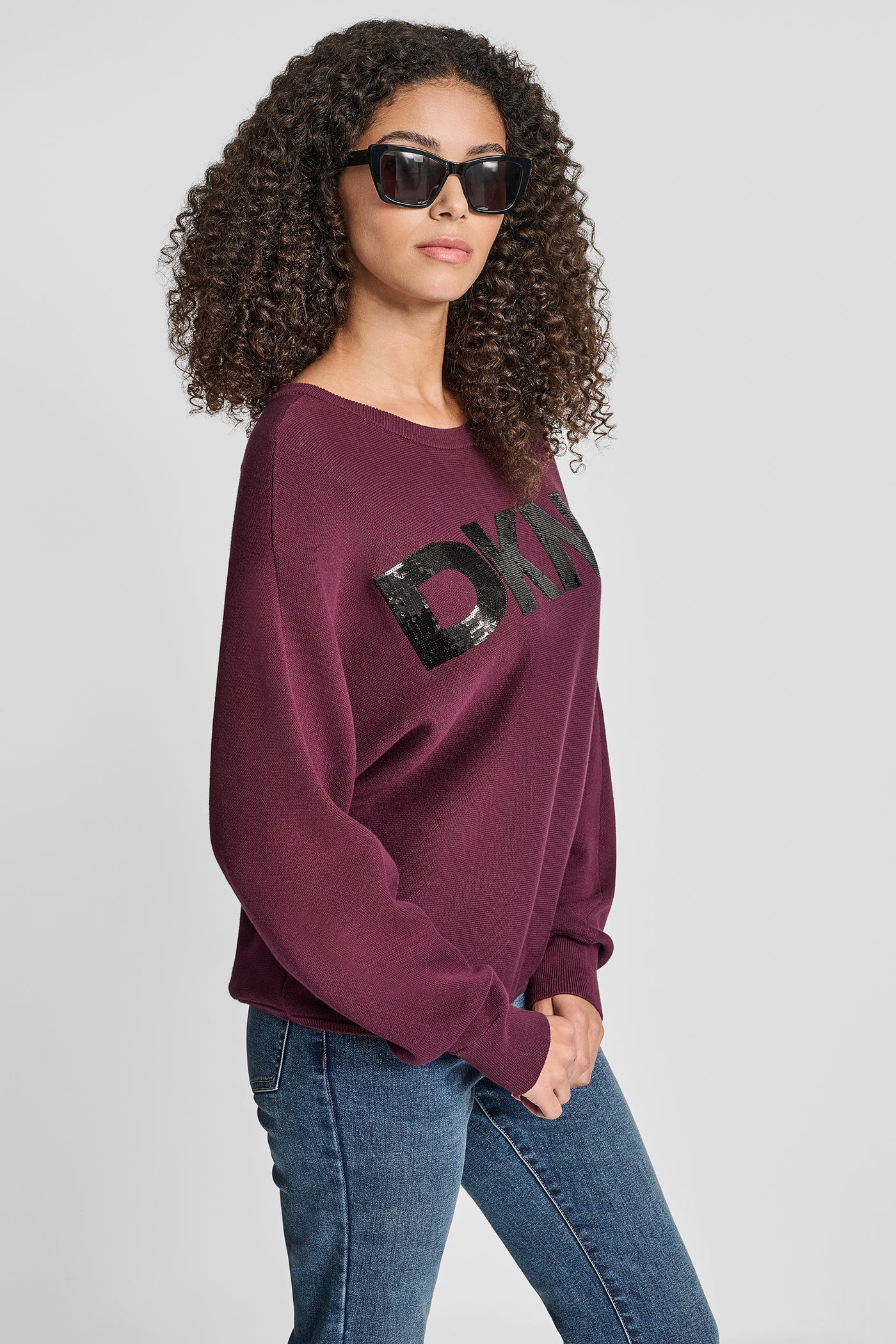 SEQUIN LOGO SWEATER - Image 3