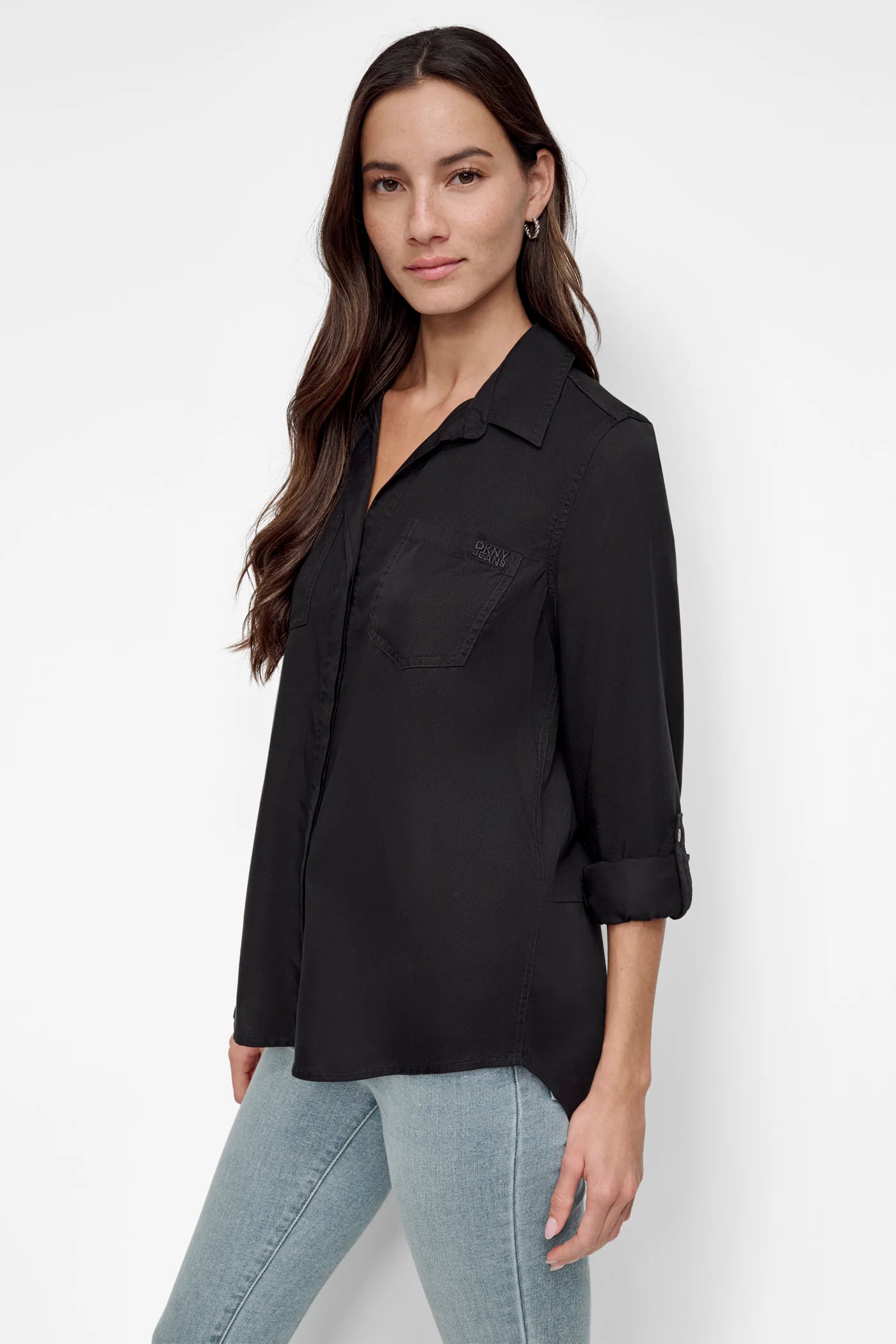 SPLIT BACK BUTTON FRONT WITH ROLL TAB - Image 2
