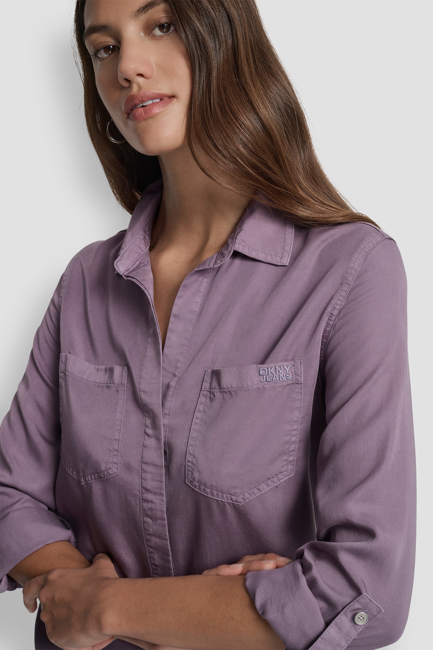 SPLIT BACK BUTTON FRONT WITH ROLL TAB - Image 4