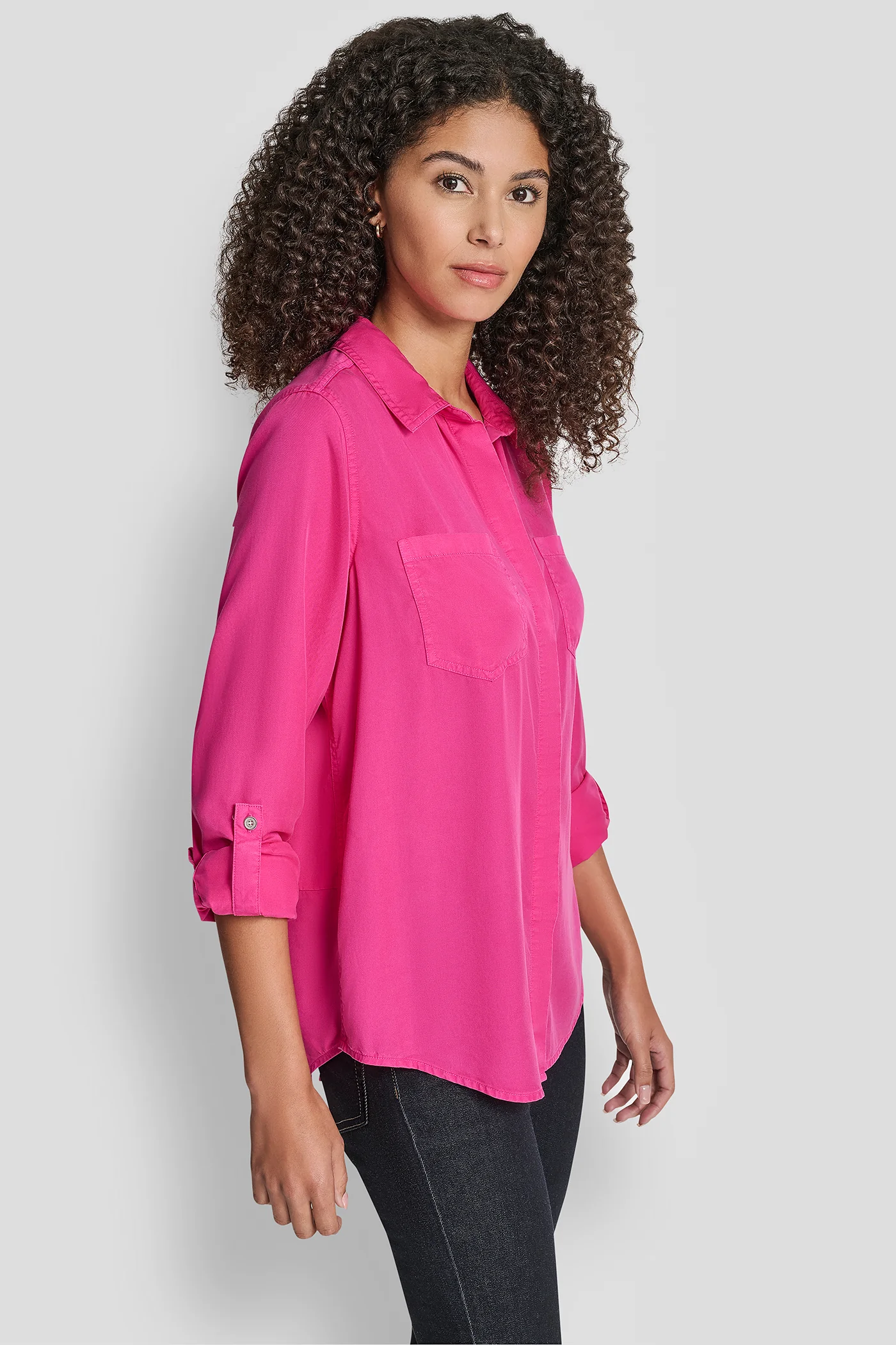 SPLIT BACK BUTTON FRONT WITH ROLL TAB - Image 3