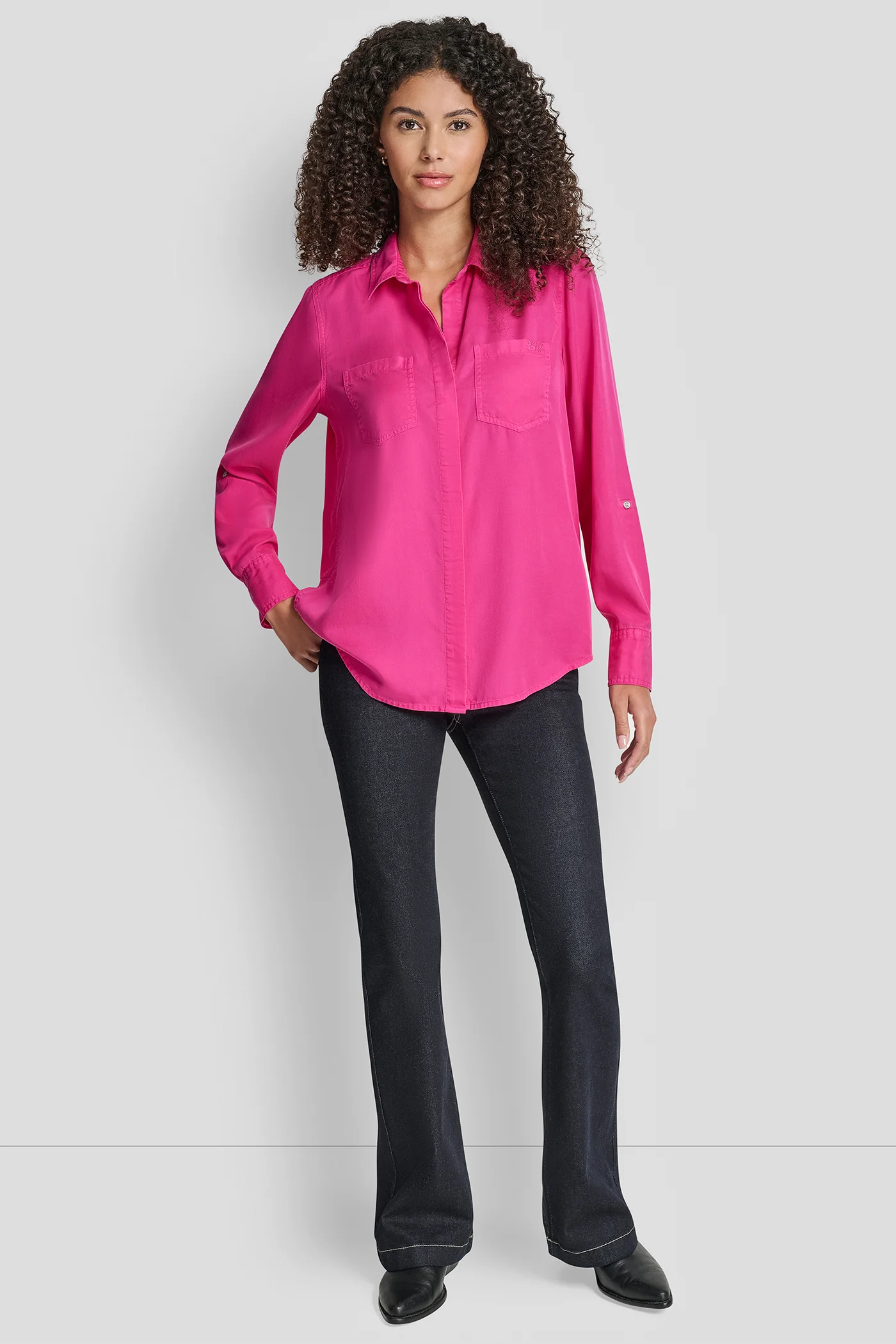 SPLIT BACK BUTTON FRONT WITH ROLL TAB - Image 6