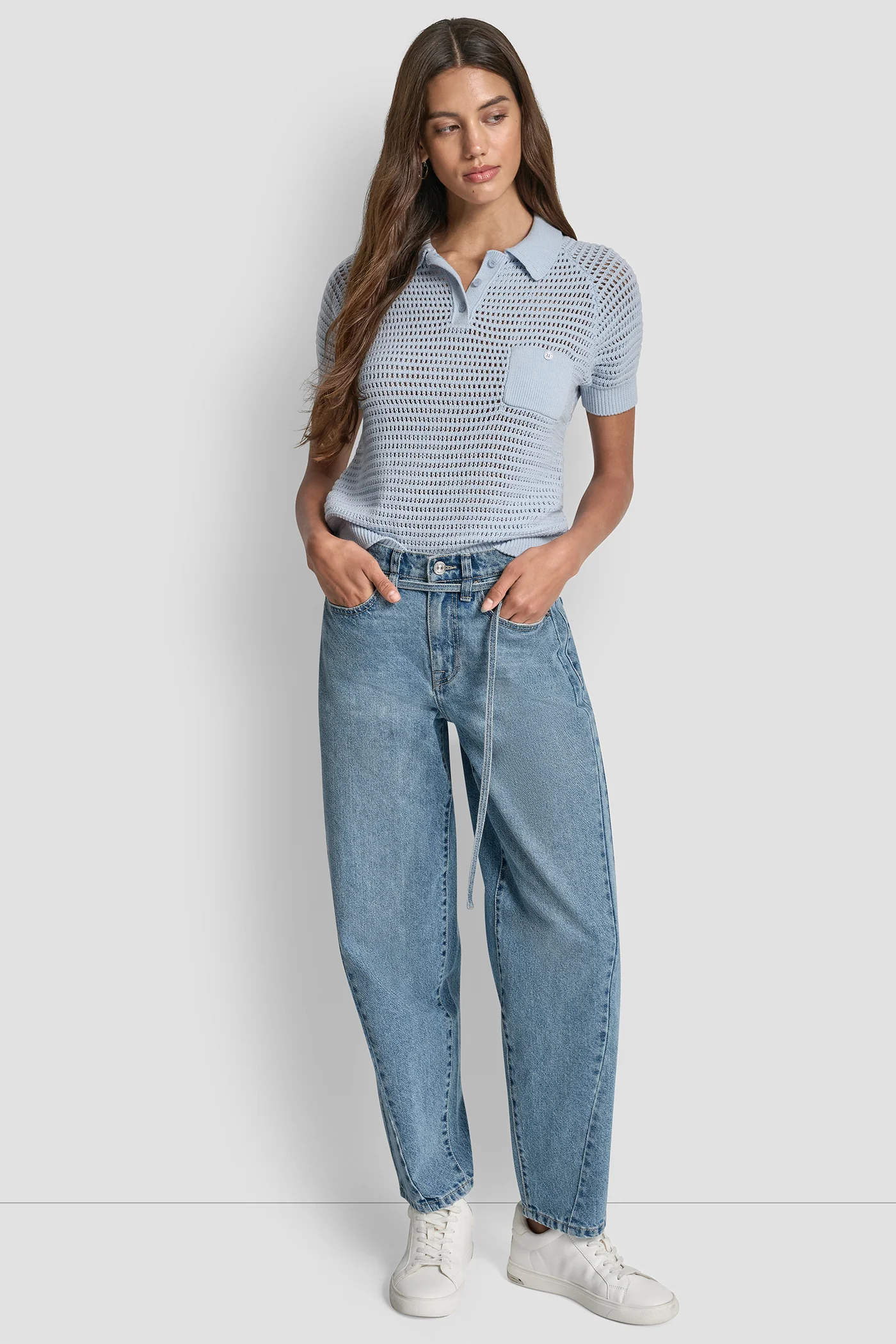 MID-RISE BARREL JEANS - Image 5