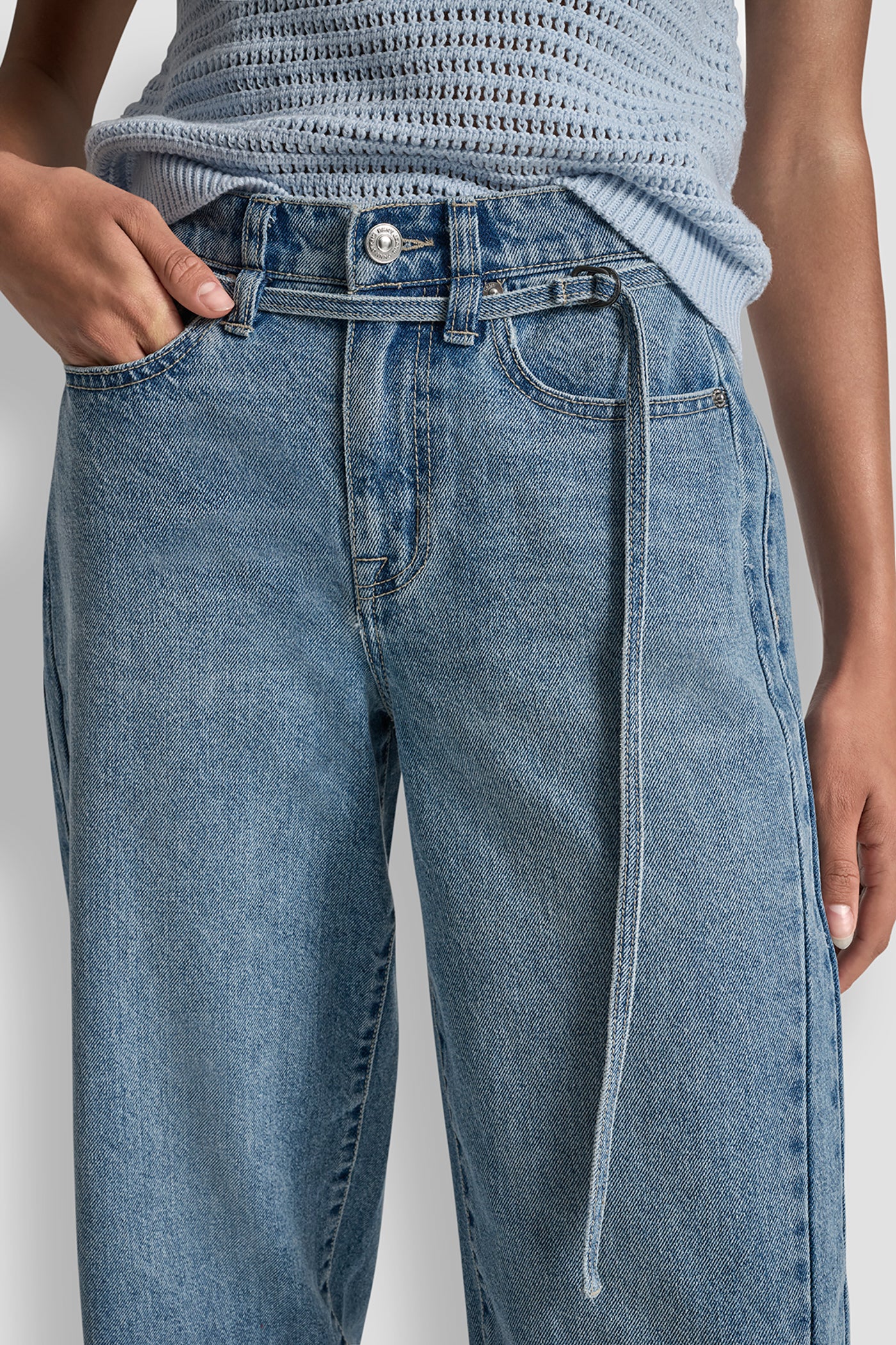MID-RISE BARREL JEANS - Image 6