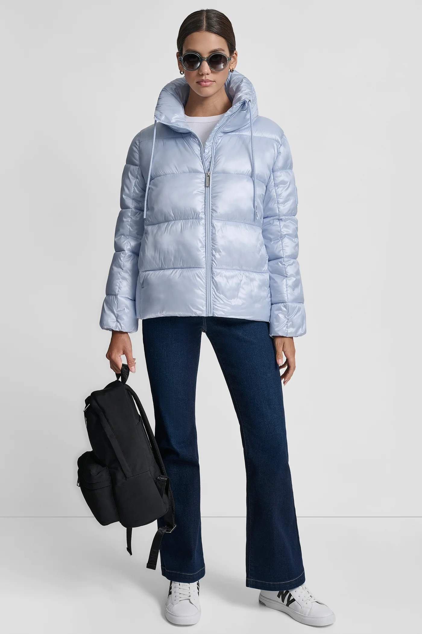 FUNNEL-NECK LIGHTWEIGHT PUFFER JACKET - Image 10