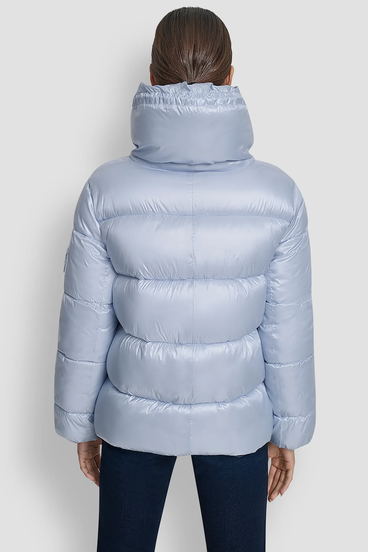 FUNNEL-NECK LIGHTWEIGHT PUFFER JACKET - Image 2
