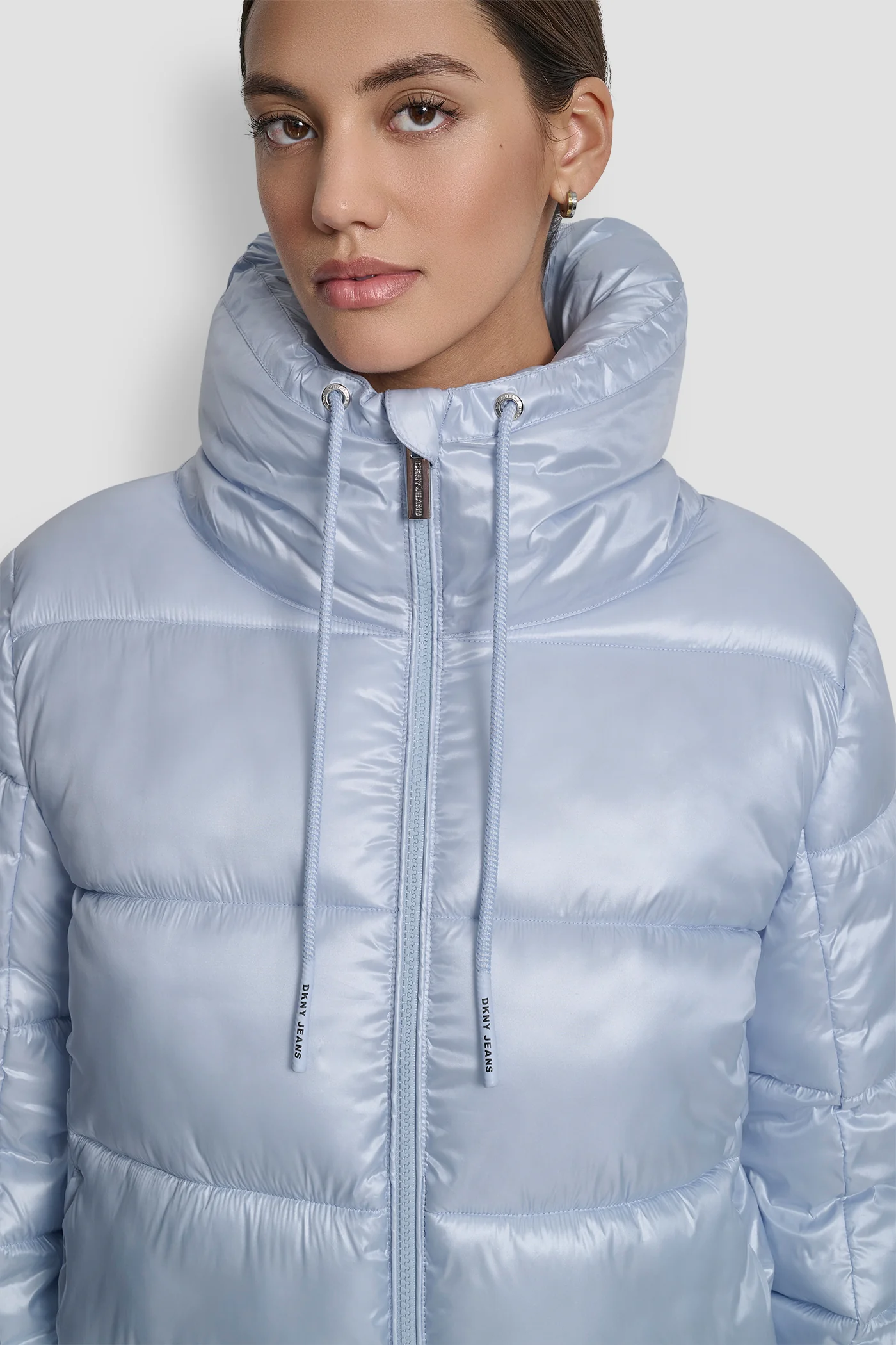 FUNNEL-NECK LIGHTWEIGHT PUFFER JACKET - Image 4