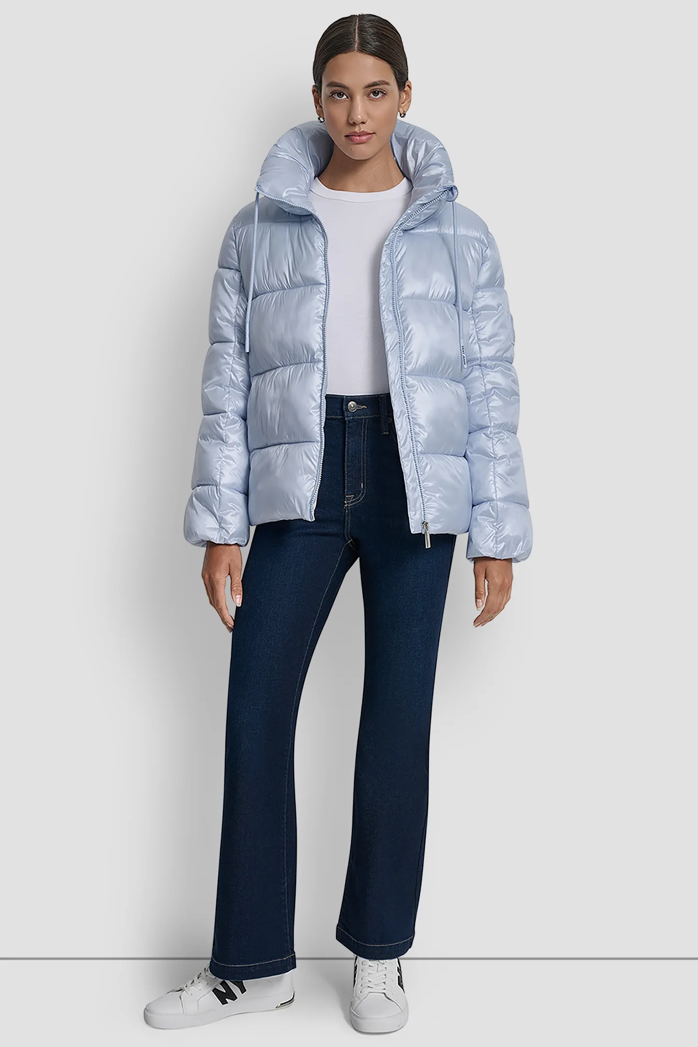 FUNNEL-NECK LIGHTWEIGHT PUFFER JACKET - Image 9