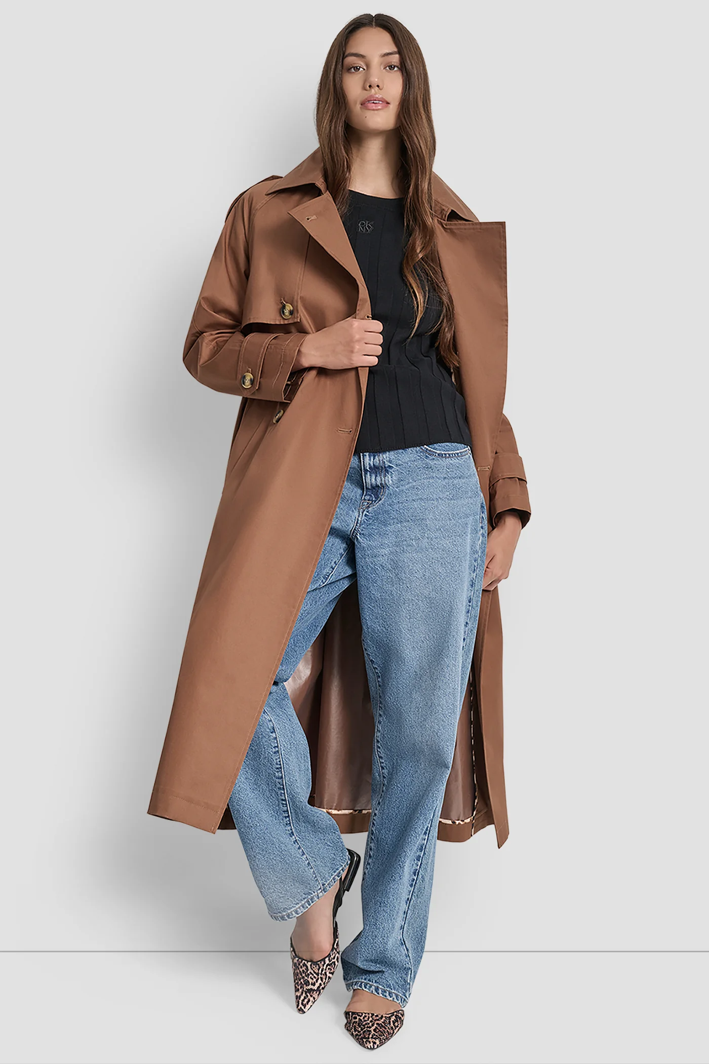 DOUBLE-BREASTED TRENCH COAT - Image 8
