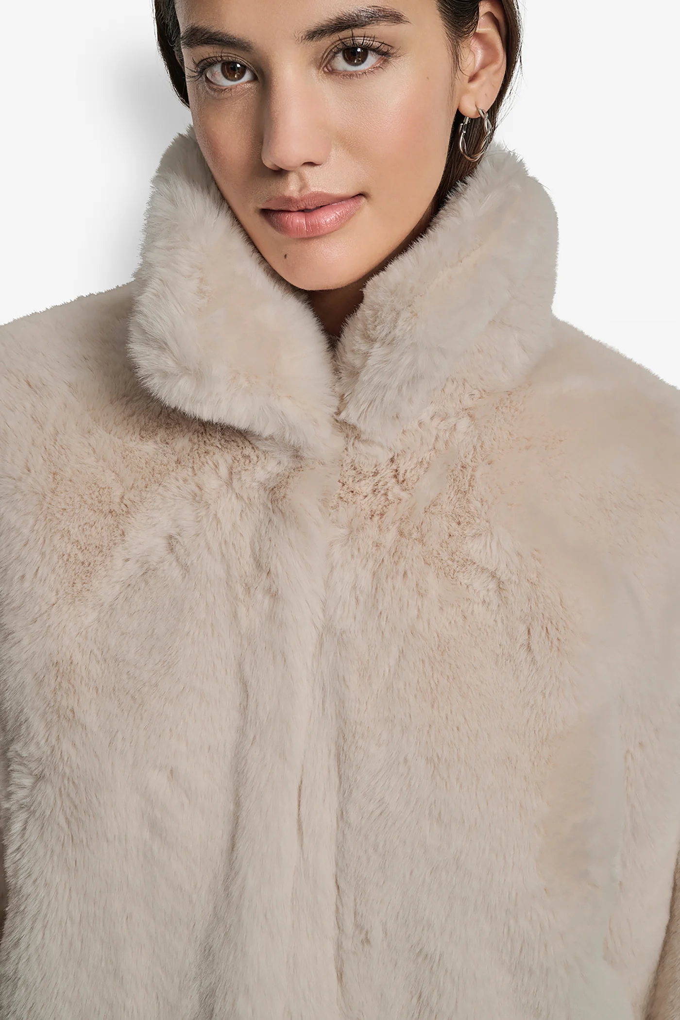 CROPPED FAUX FUR JACKET - Image 5
