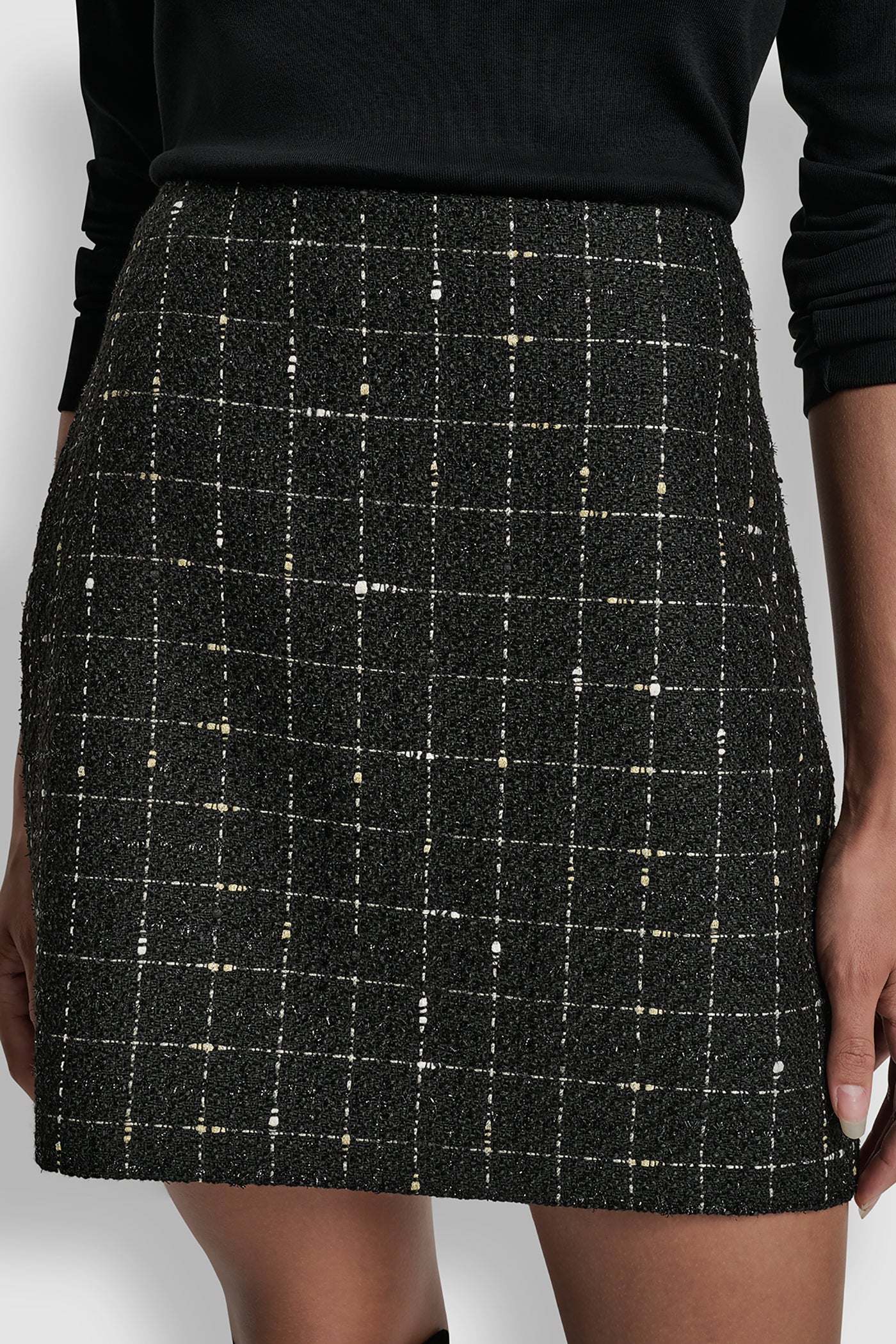 BOUCLE TWEED MINI SKIRT - Image 4