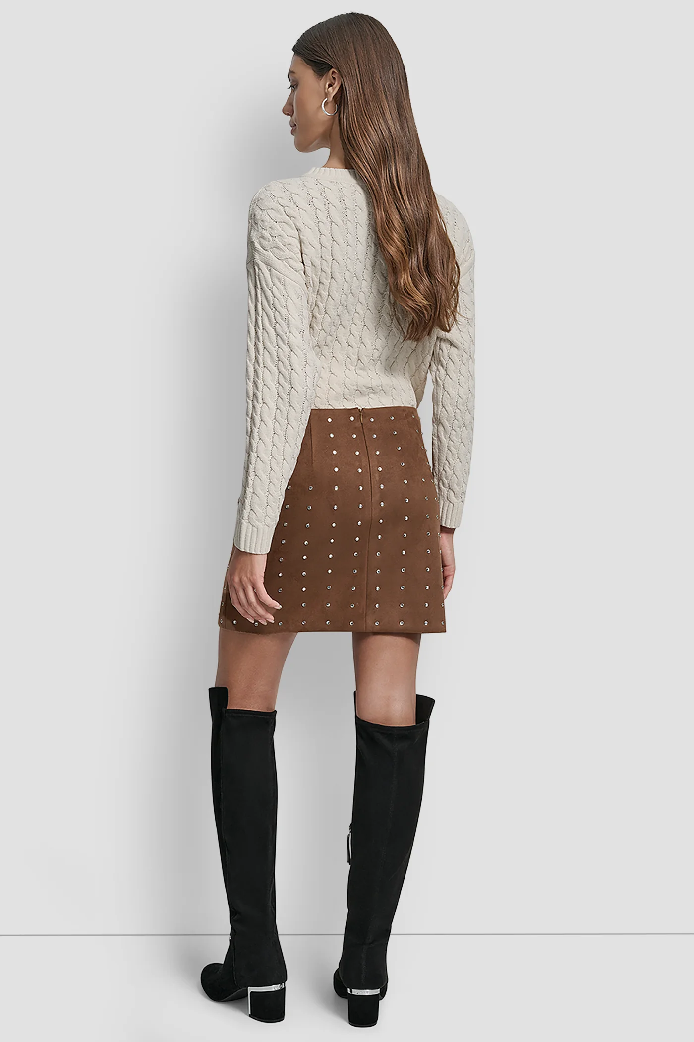 EMBELLISHED FAUX SUEDE MINI SKIRT - Image 6