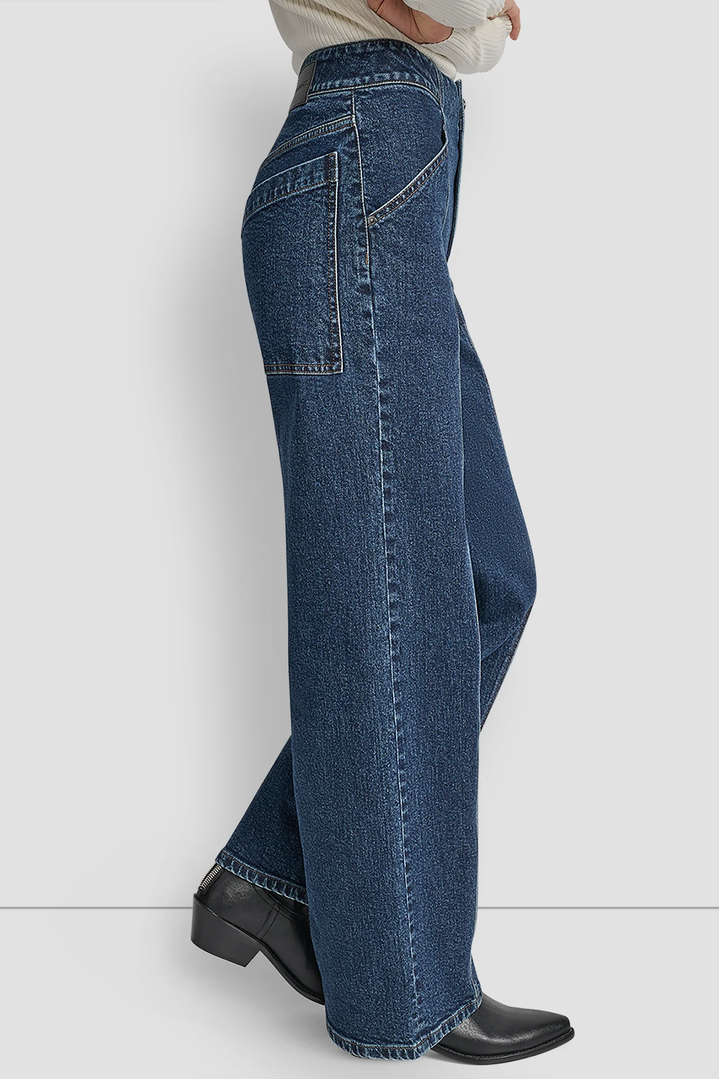 HIGH RISE SEAMED UTILITY WIDE LEG 32 INCH INSEAM - Image 3