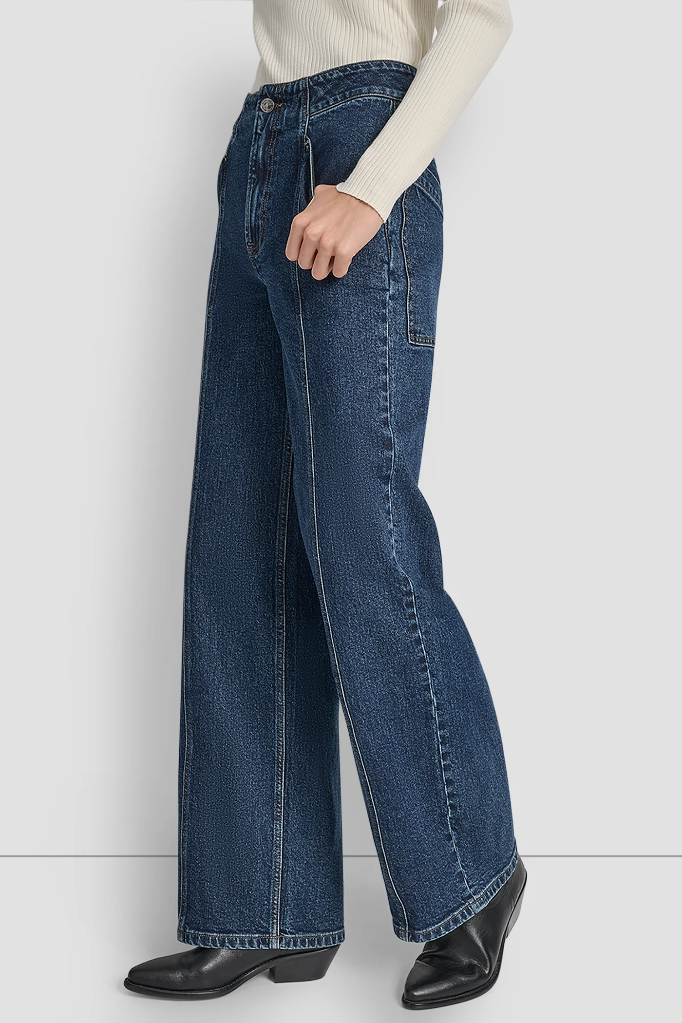 HIGH RISE SEAMED UTILITY WIDE LEG 32 INCH INSEAM - Image 5