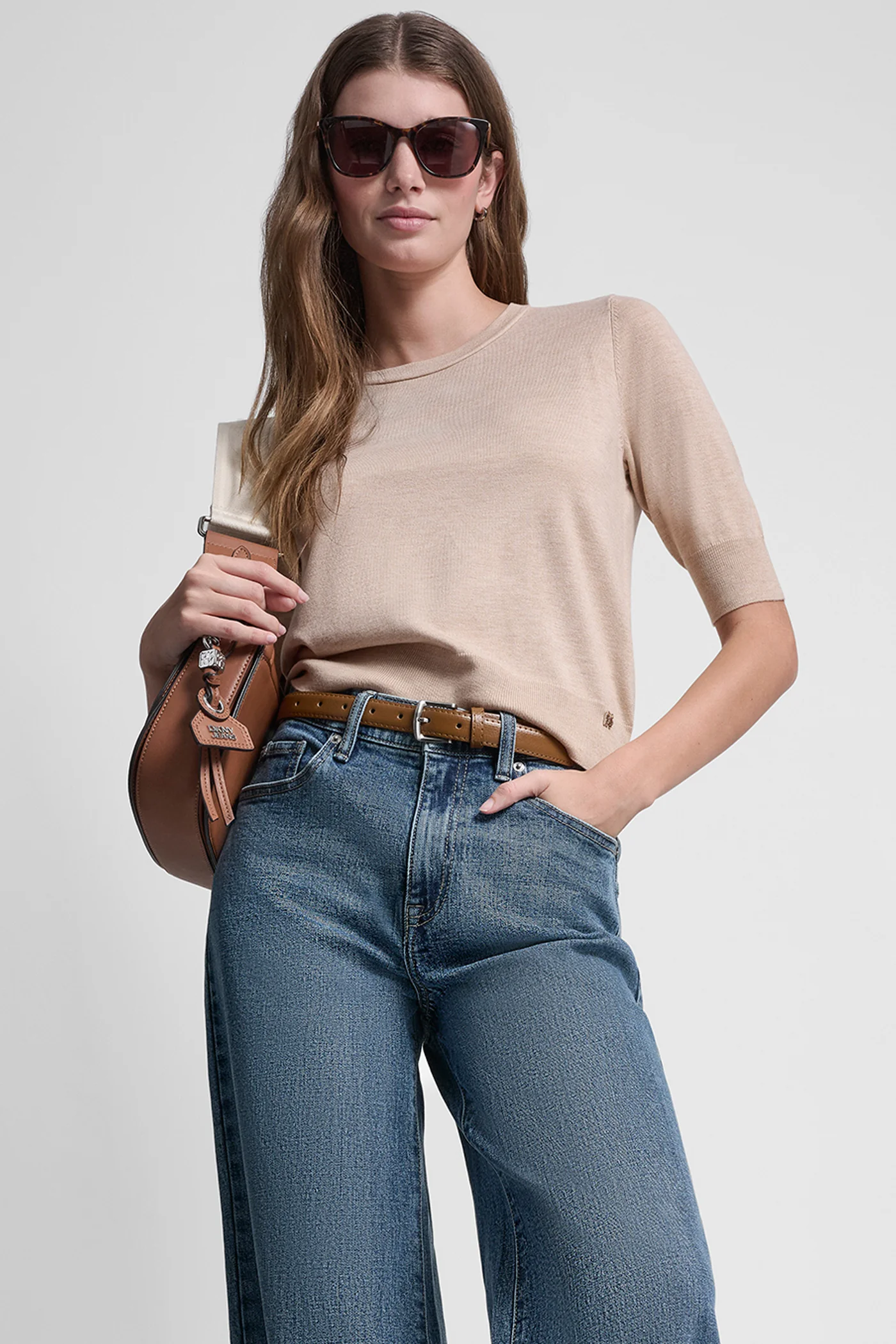 ELBOW SLEEVE CREW NECK SWEATER - Image 6