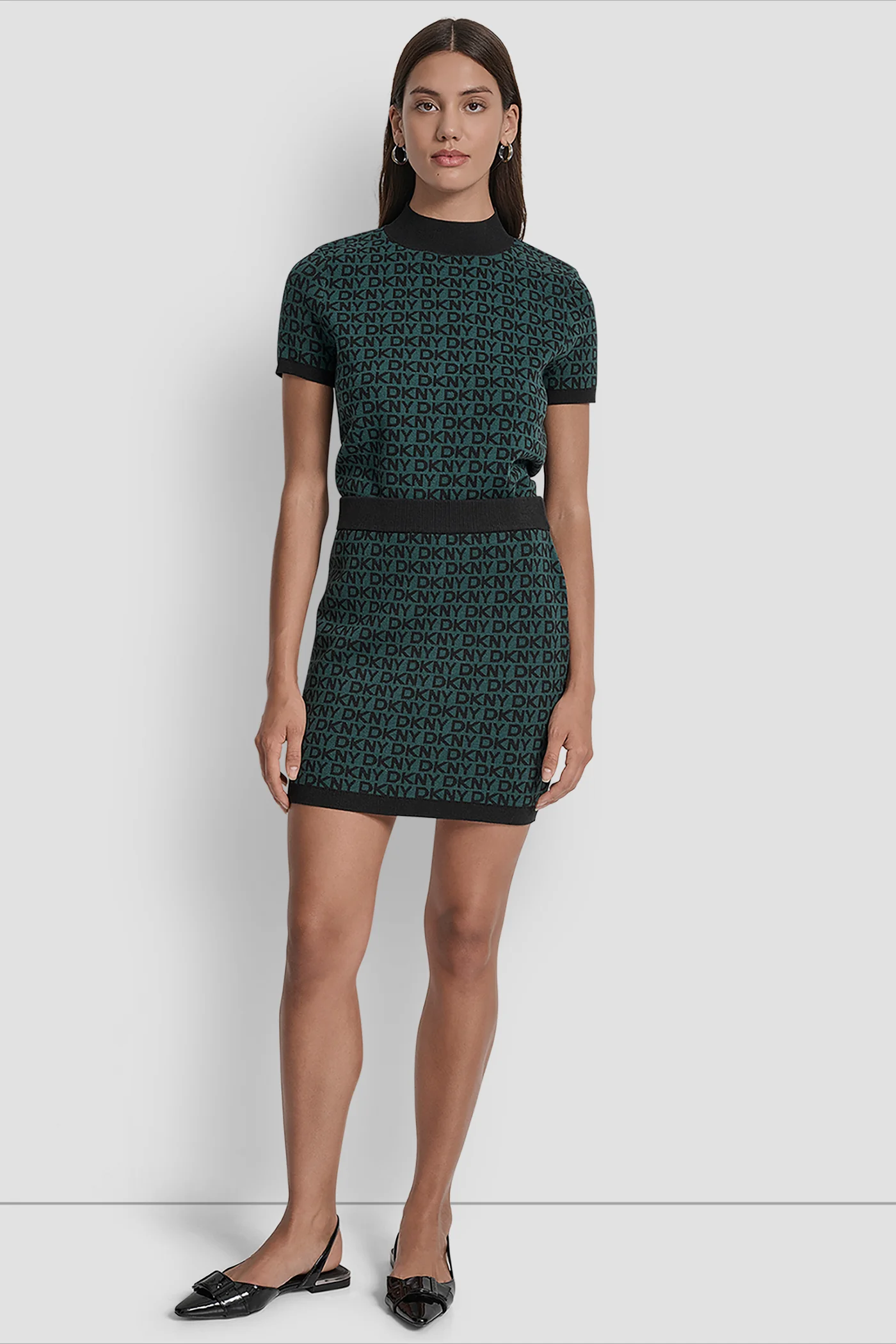 LOGO JACQUARD SHORT SKIRT - Image 6