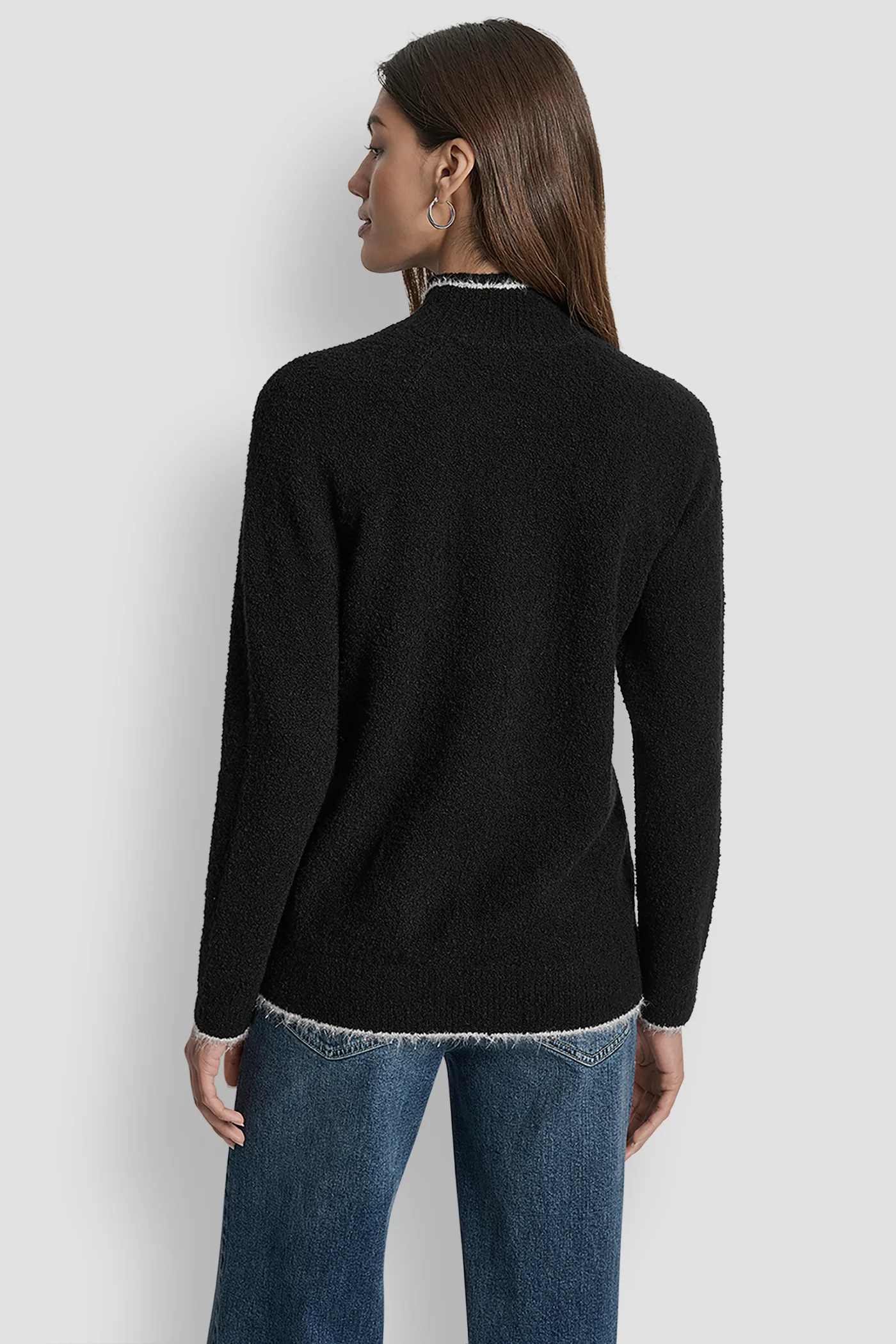 DKNY TINSEL LOGO LONG SLEEVE RAGLAN SWEATER - Image 2
