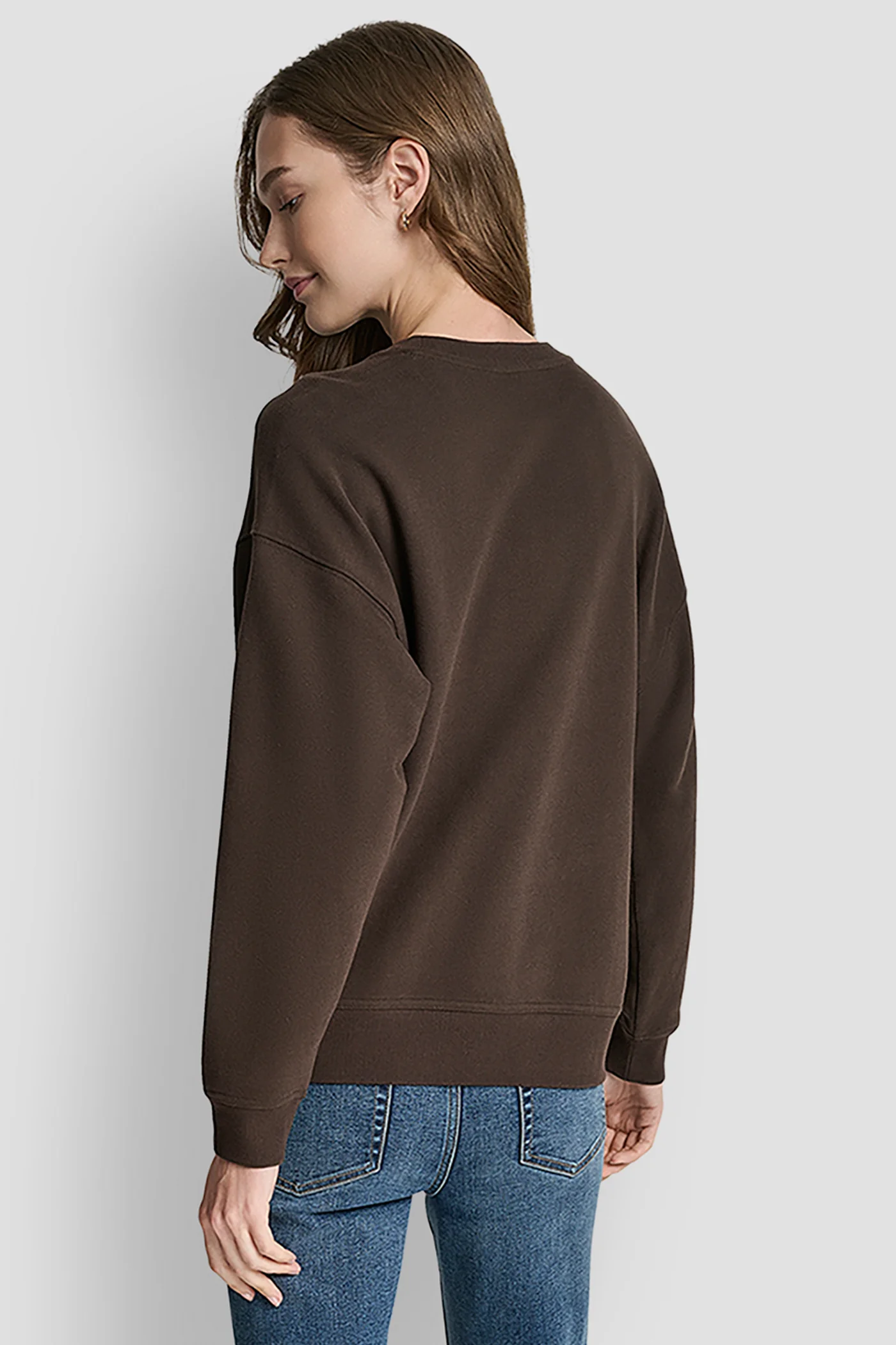 DISTRESSED DKNY FOIL LOGO SWEATSHIRT - Image 3
