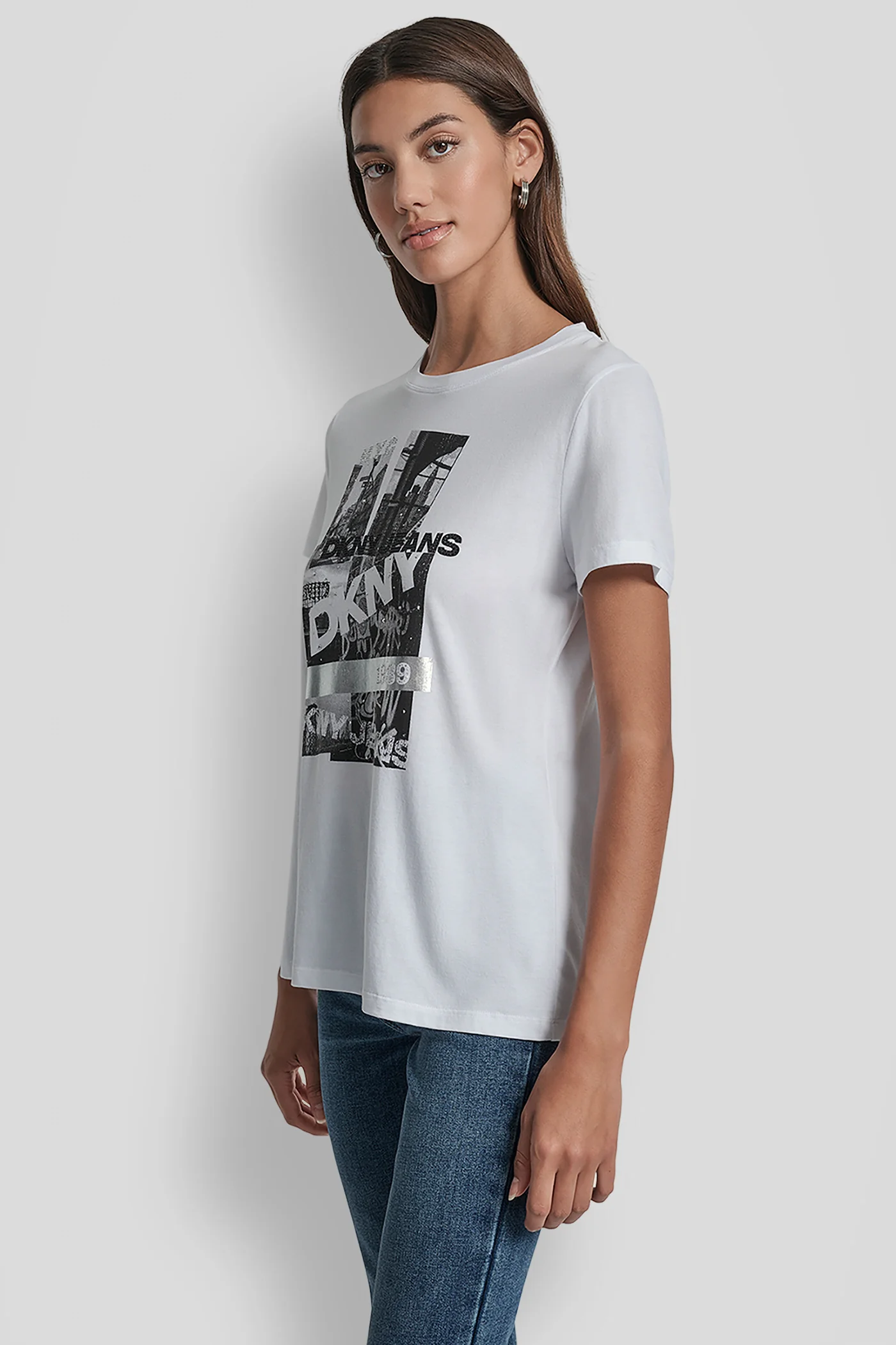 EMBELLISHED LOGO PHOTOGRAPHIC TEE - Image 3