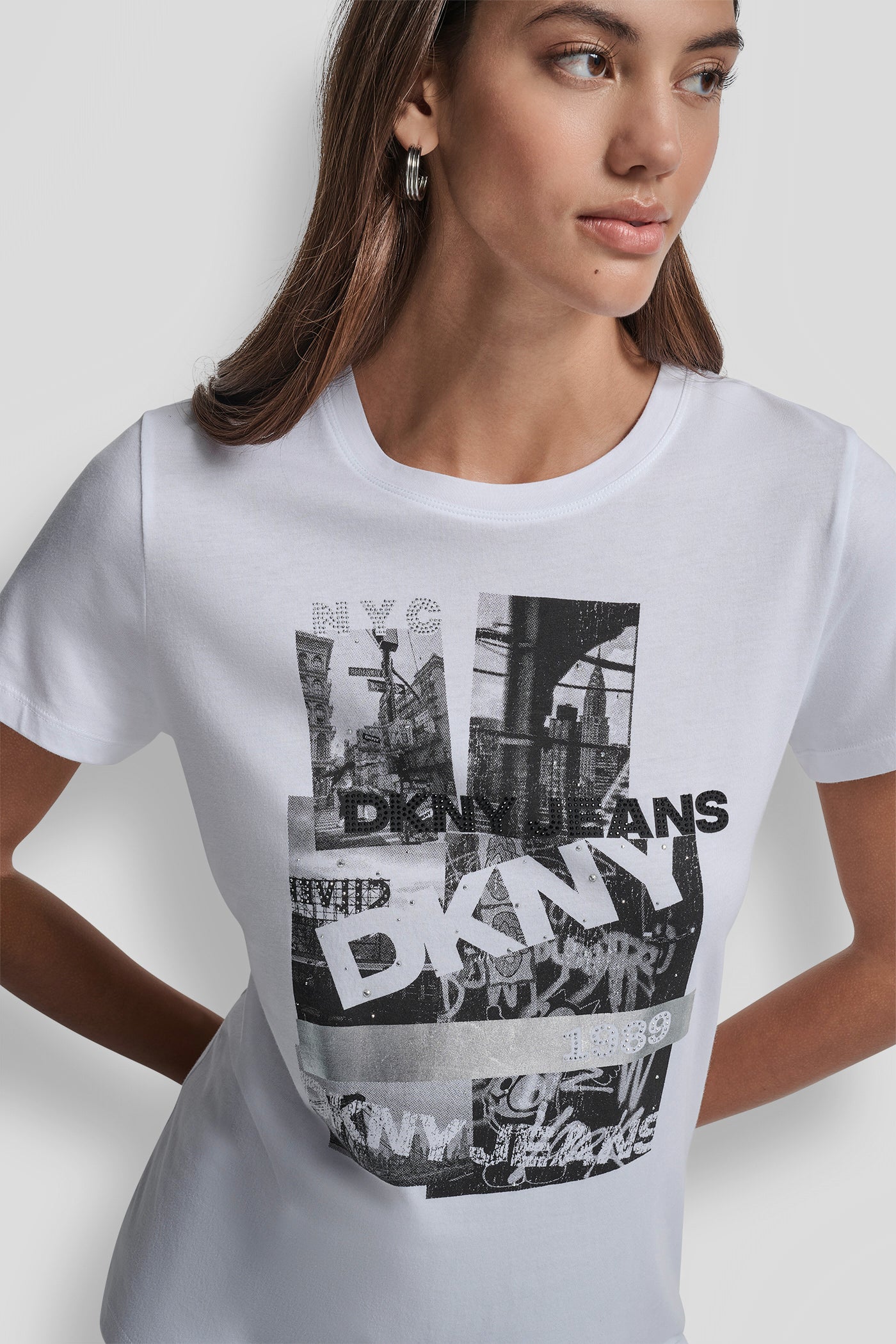 EMBELLISHED LOGO PHOTOGRAPHIC TEE - Image 5