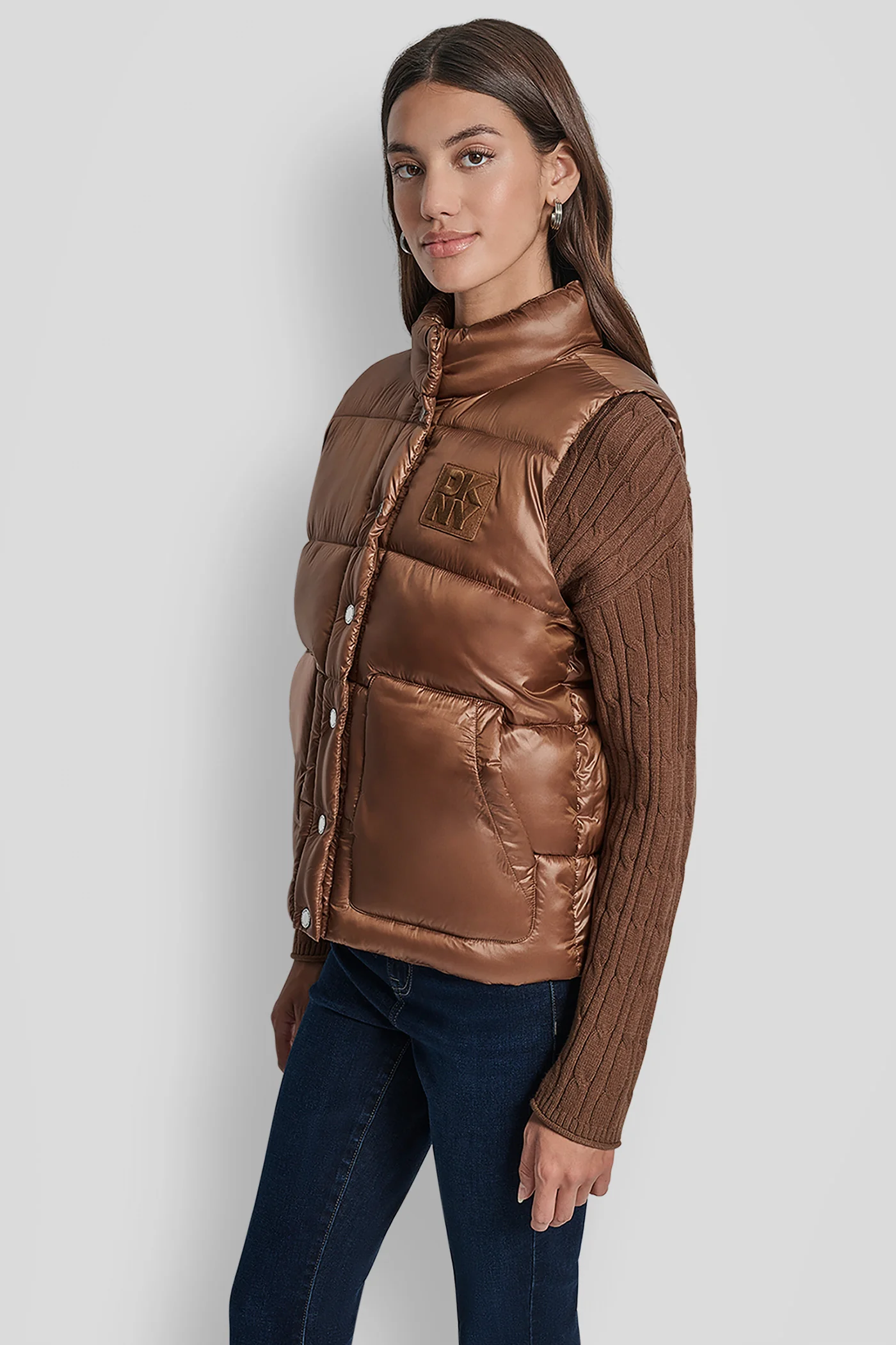 LOGO-EMBROIDERED PUFFER VEST - Image 3