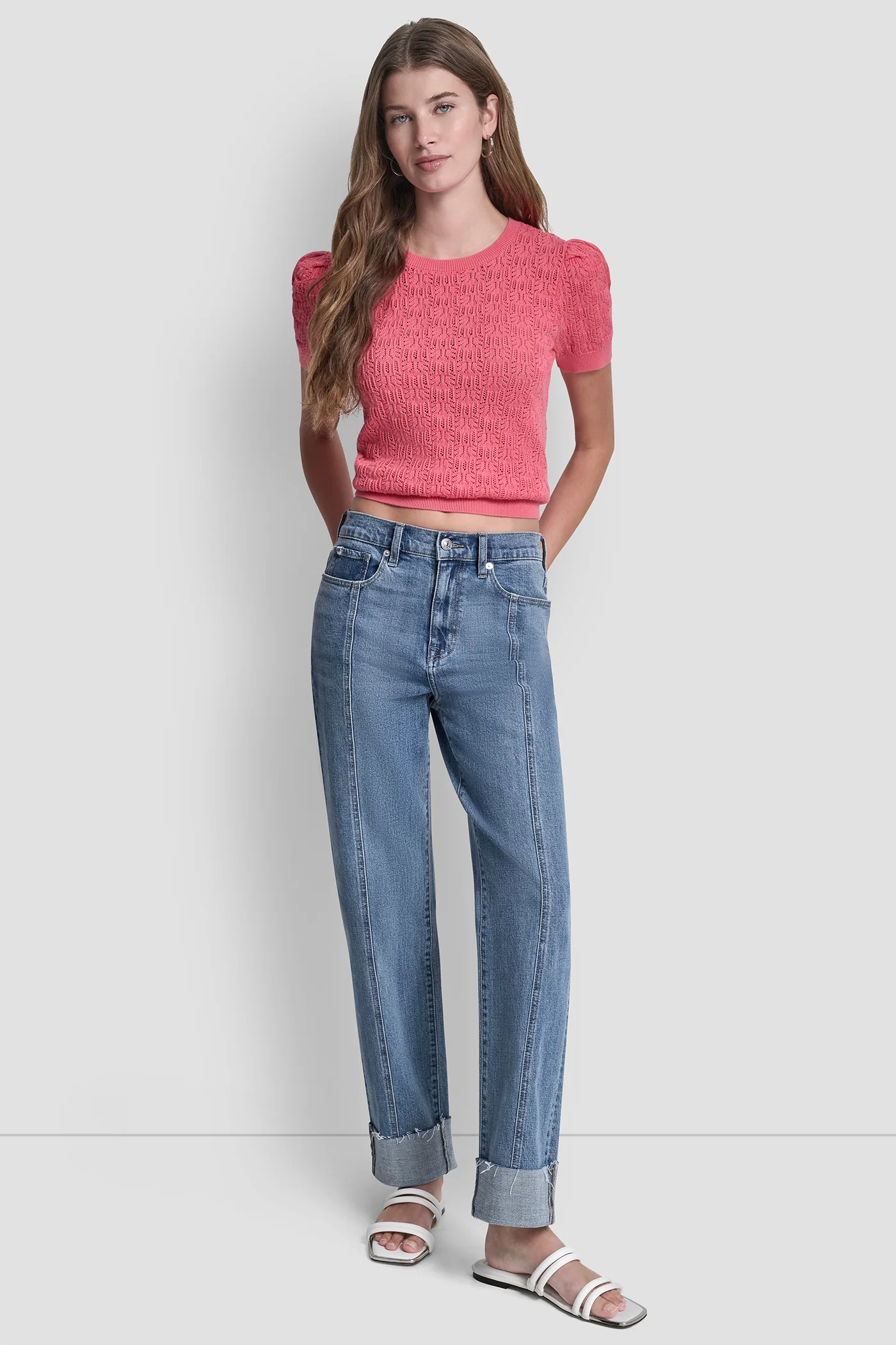 HIGH-RISE CLASSIC STRAIGHT LEG WITH CUFF - Image 5