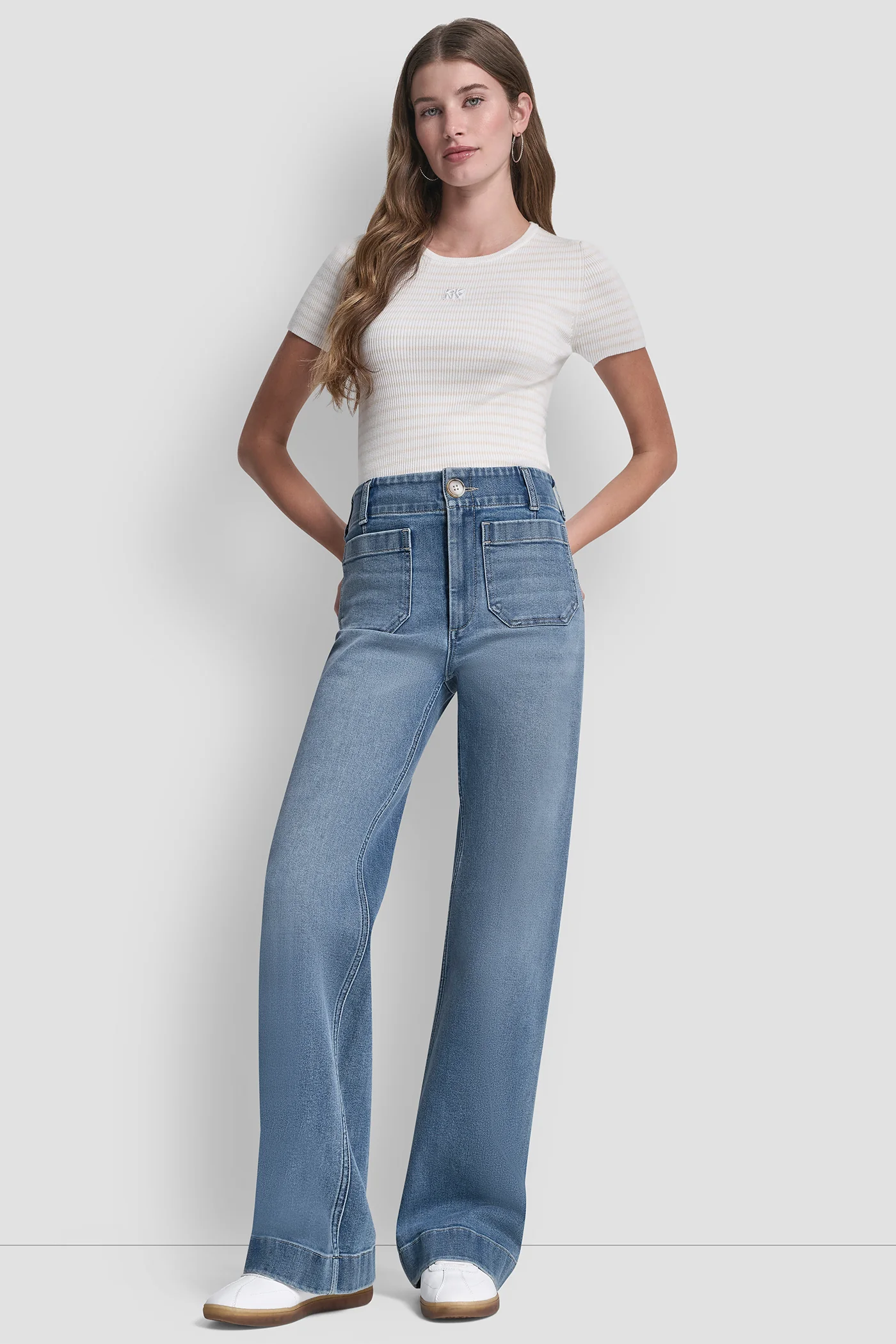 HIGH RISE WIDE LEG WITH PATCH POCKETS - Image 5