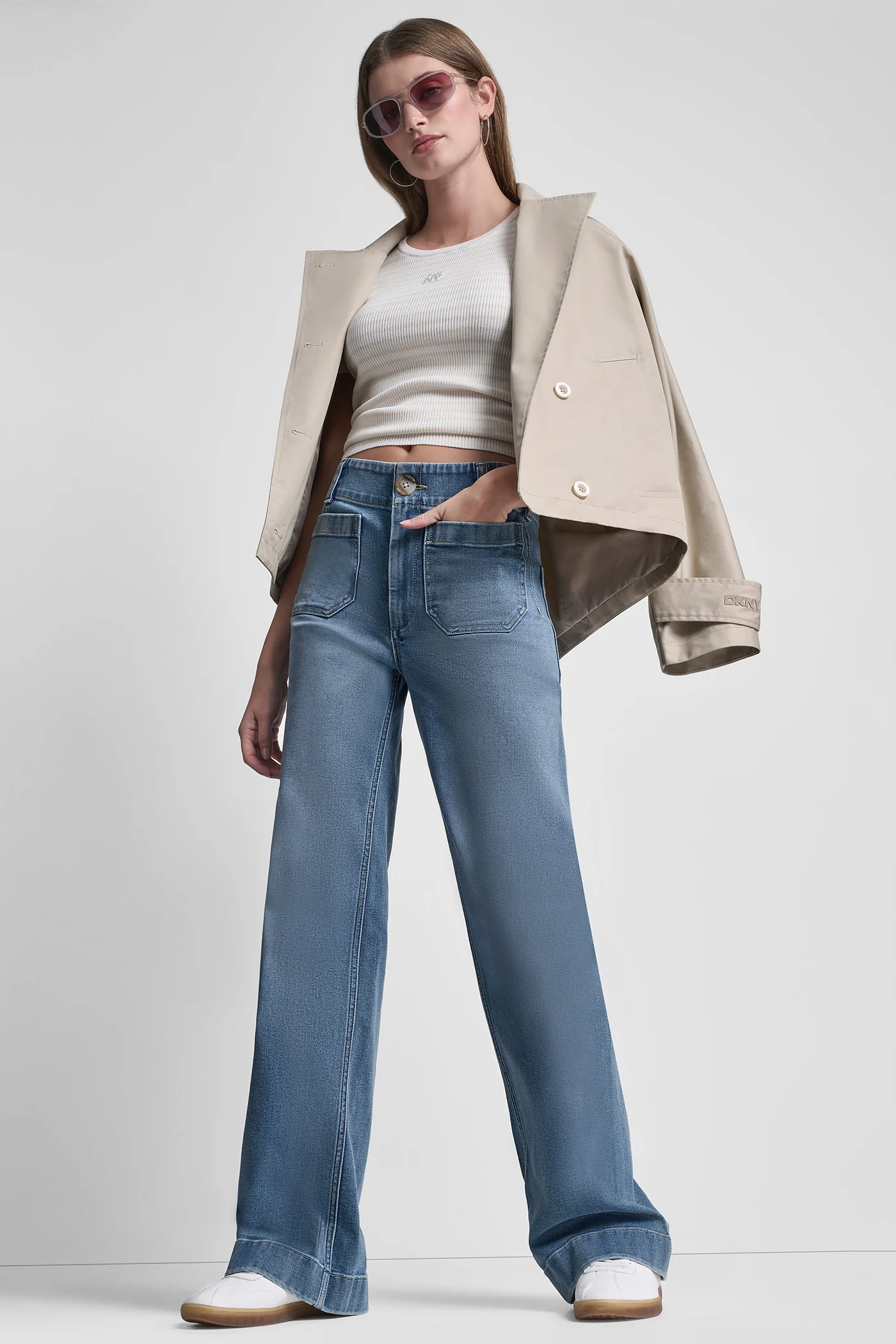HIGH RISE WIDE LEG WITH PATCH POCKETS - Image 7