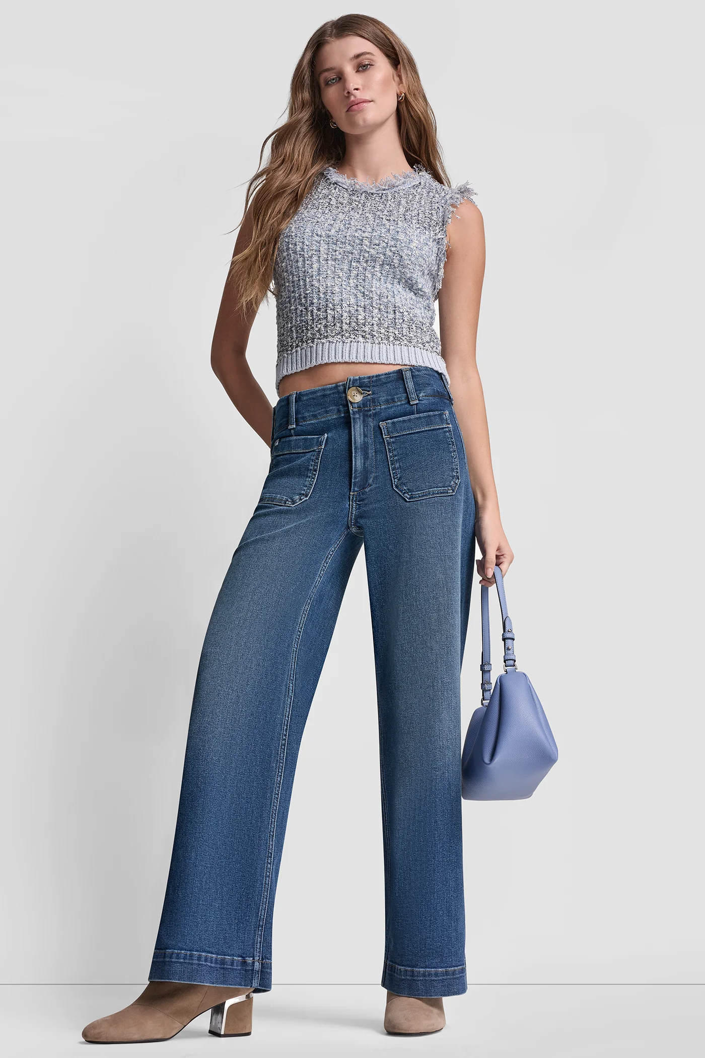 HIGH RISE WIDE LEG WITH PATCH POCKETS - Image 4