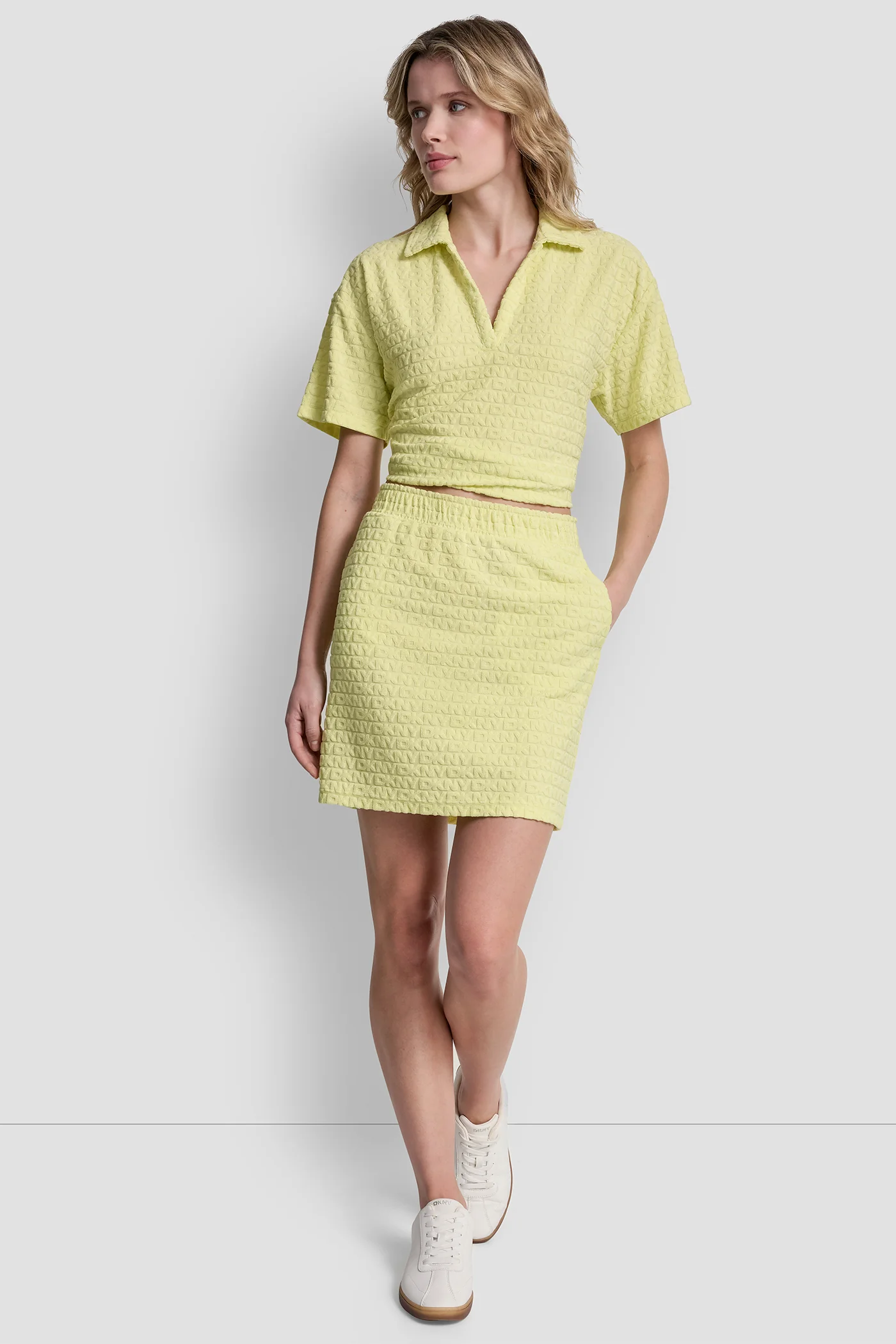 LOGO JACQUARD PULL-ON SKIRT - Image 3