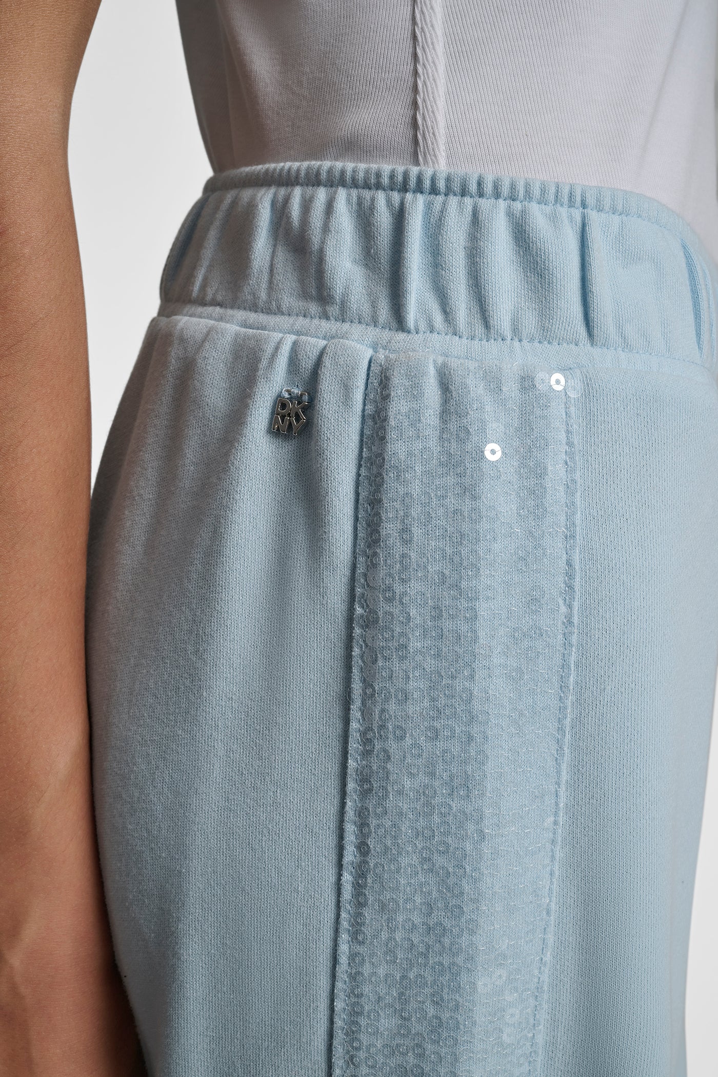 SEQUIN STRIPE WIDE LEG PANT - Image 3