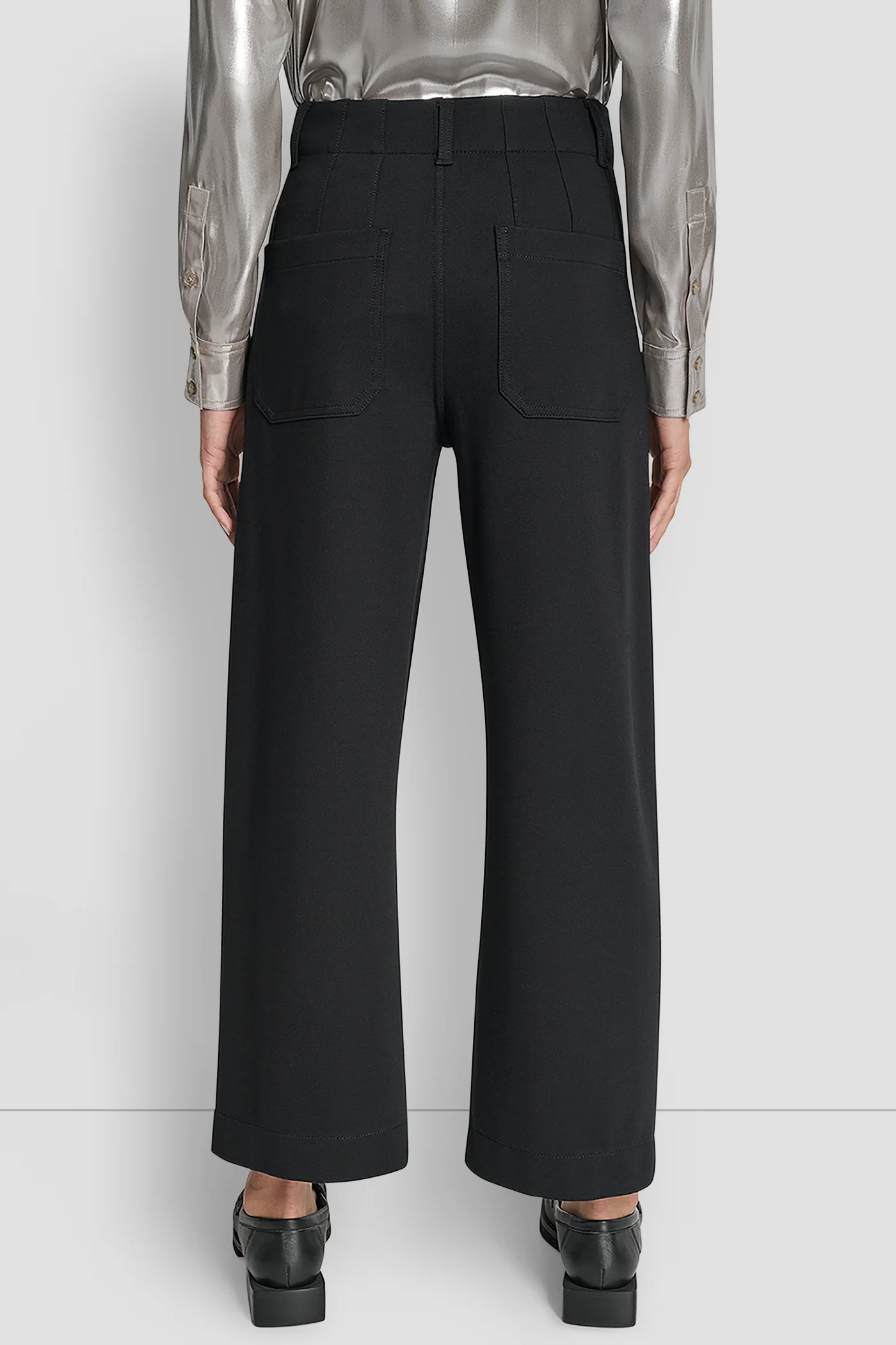 HIGH RISE CROPPED WIDE LEG PANT - Image 2