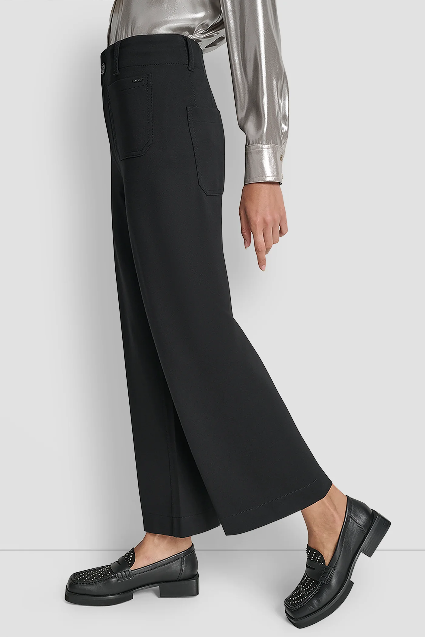 HIGH RISE CROPPED WIDE LEG PANT - Image 3