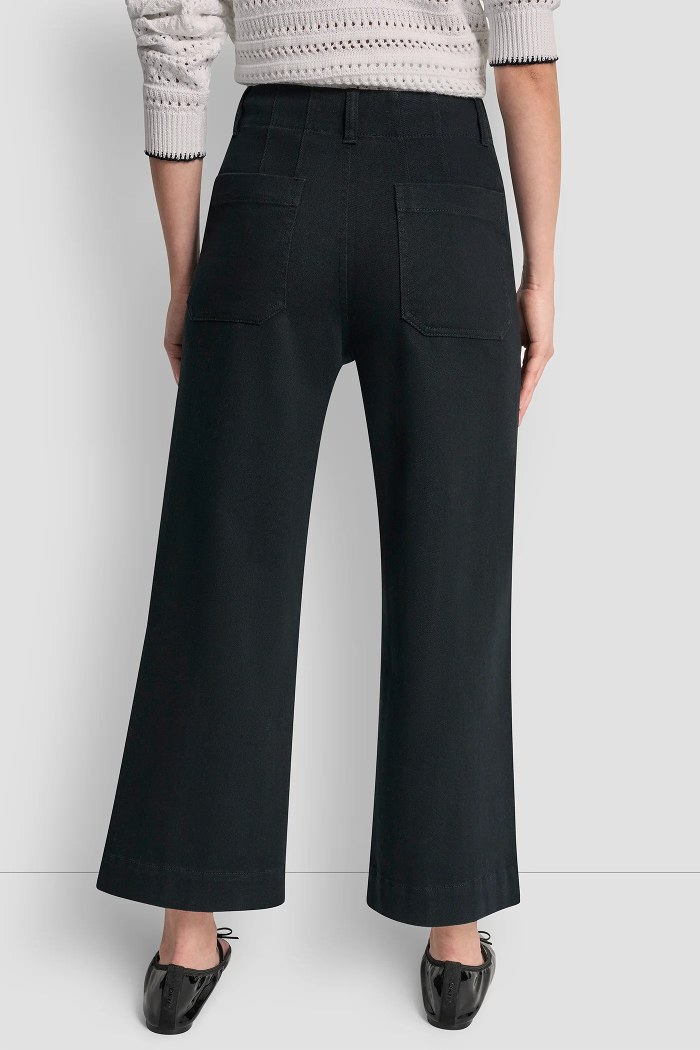 HIGH-RISE CROPPED WIDE LEG PANTS - Image 2