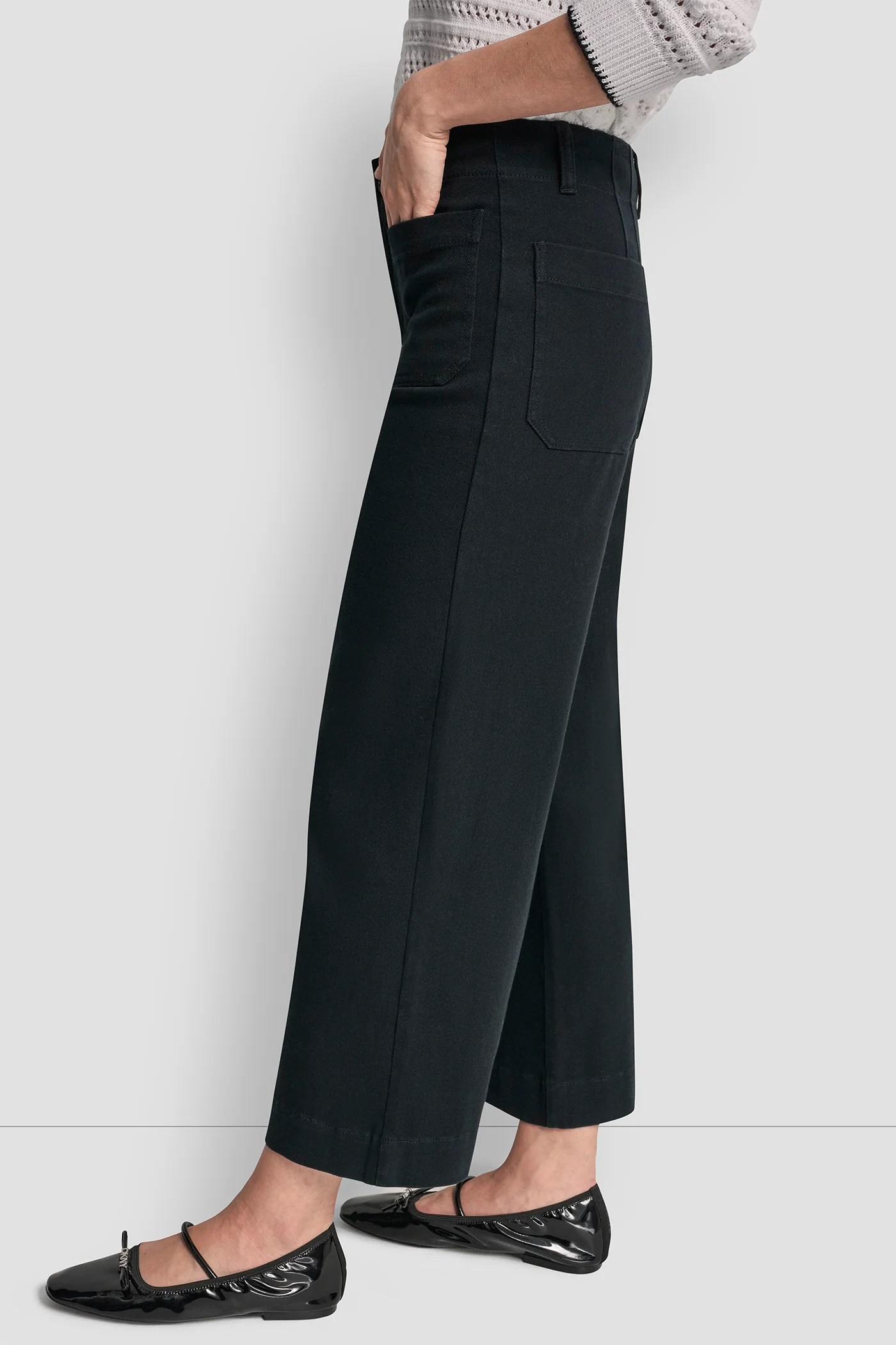 HIGH-RISE CROPPED WIDE LEG PANTS - Image 5