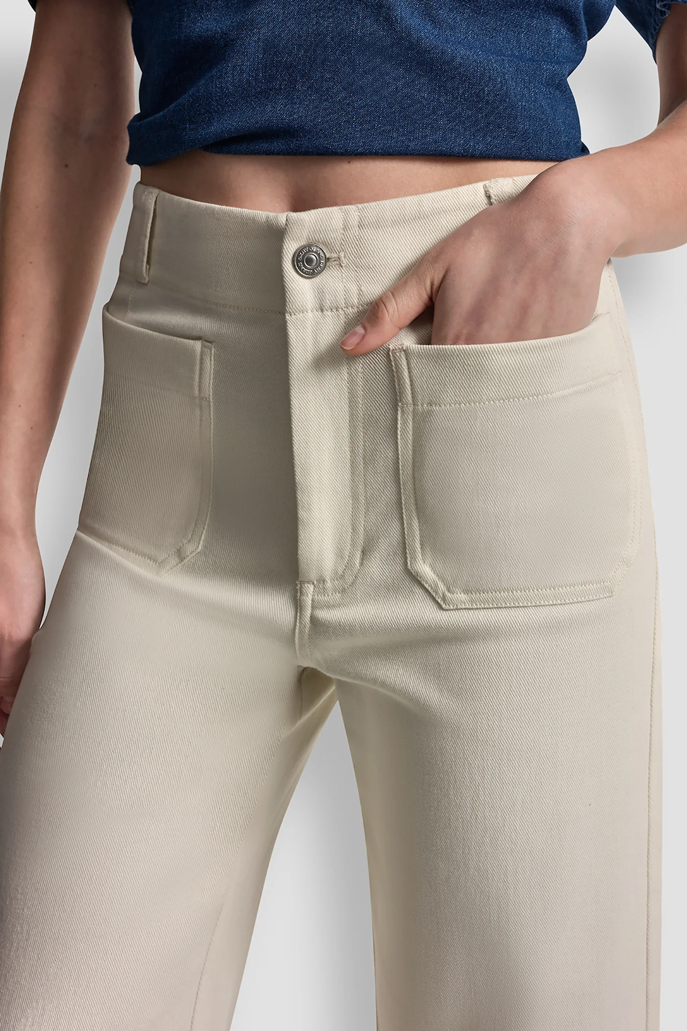 HIGH-RISE CROPPED WIDE LEG PANTS - Image 6