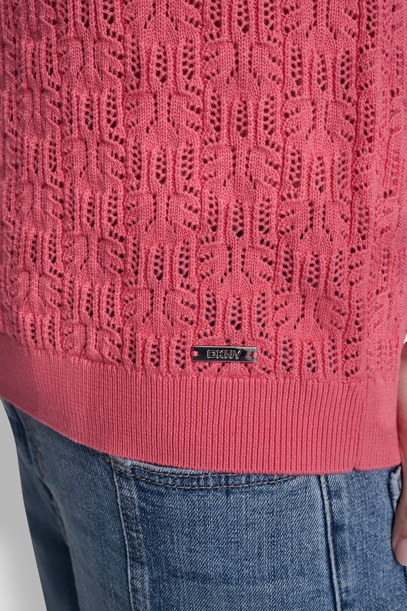 LACE POINTELLE STITCH SWEATER - Image 5