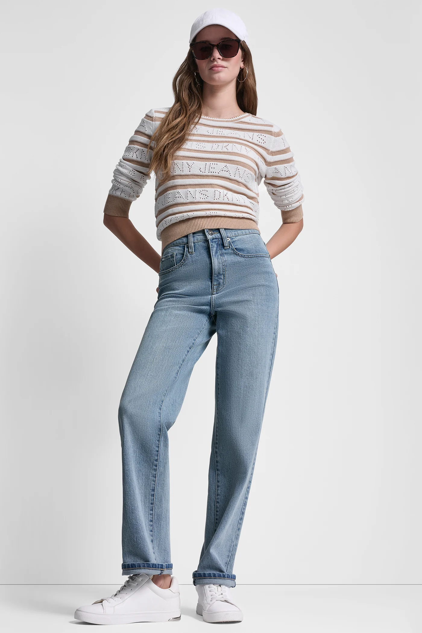 LOGO POINTELLE STRIPED SWEATER - Image 8