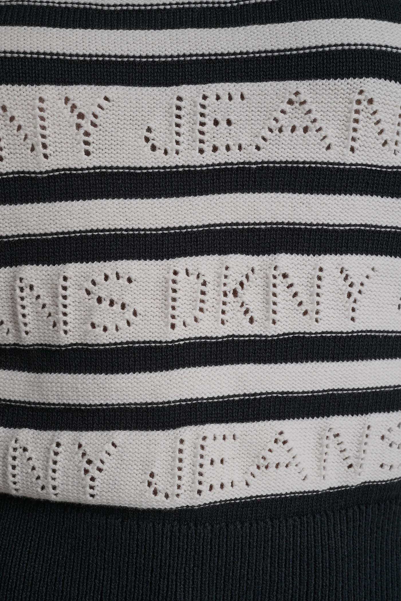 LOGO POINTELLE STRIPED SWEATER - Image 6