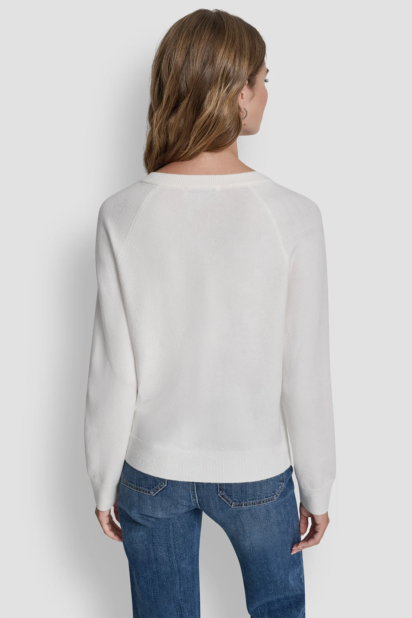 LONG SLEEVE CARDIGAN W RHINESTONE BUTTONS - Image 2