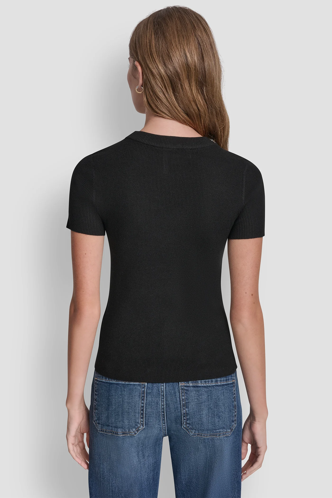 SWEATER WITH EMBELLISHED NECKLINE - Image 4